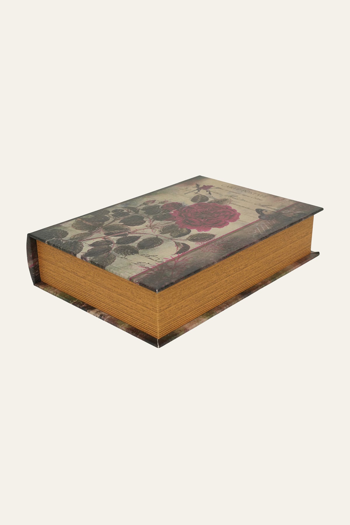 small botanical decorative storage box