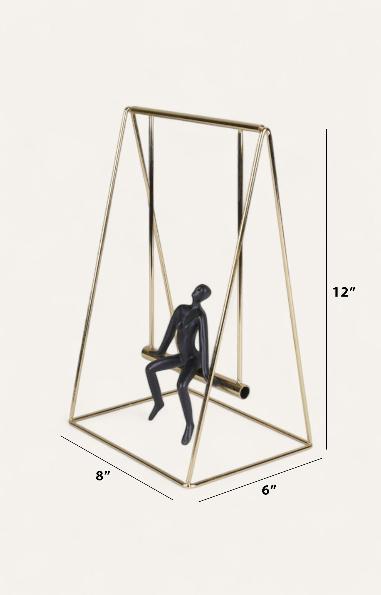 The Golden Swing Modern Décor – Set of 2
