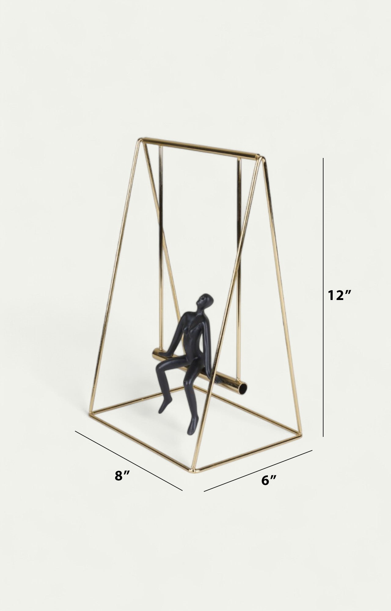 The Golden Swing Modern Décor – Set of 2