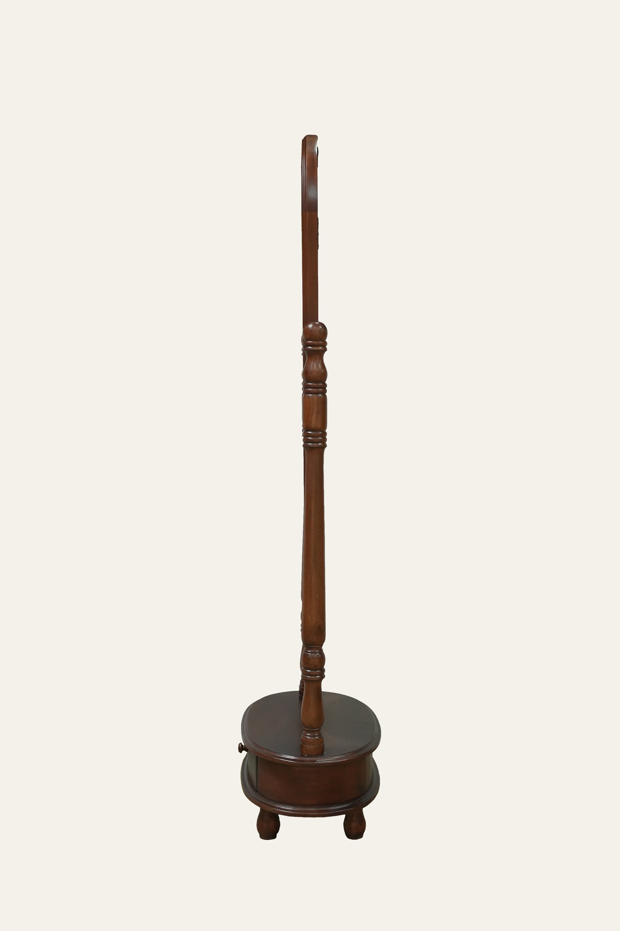 teak cheval mirror