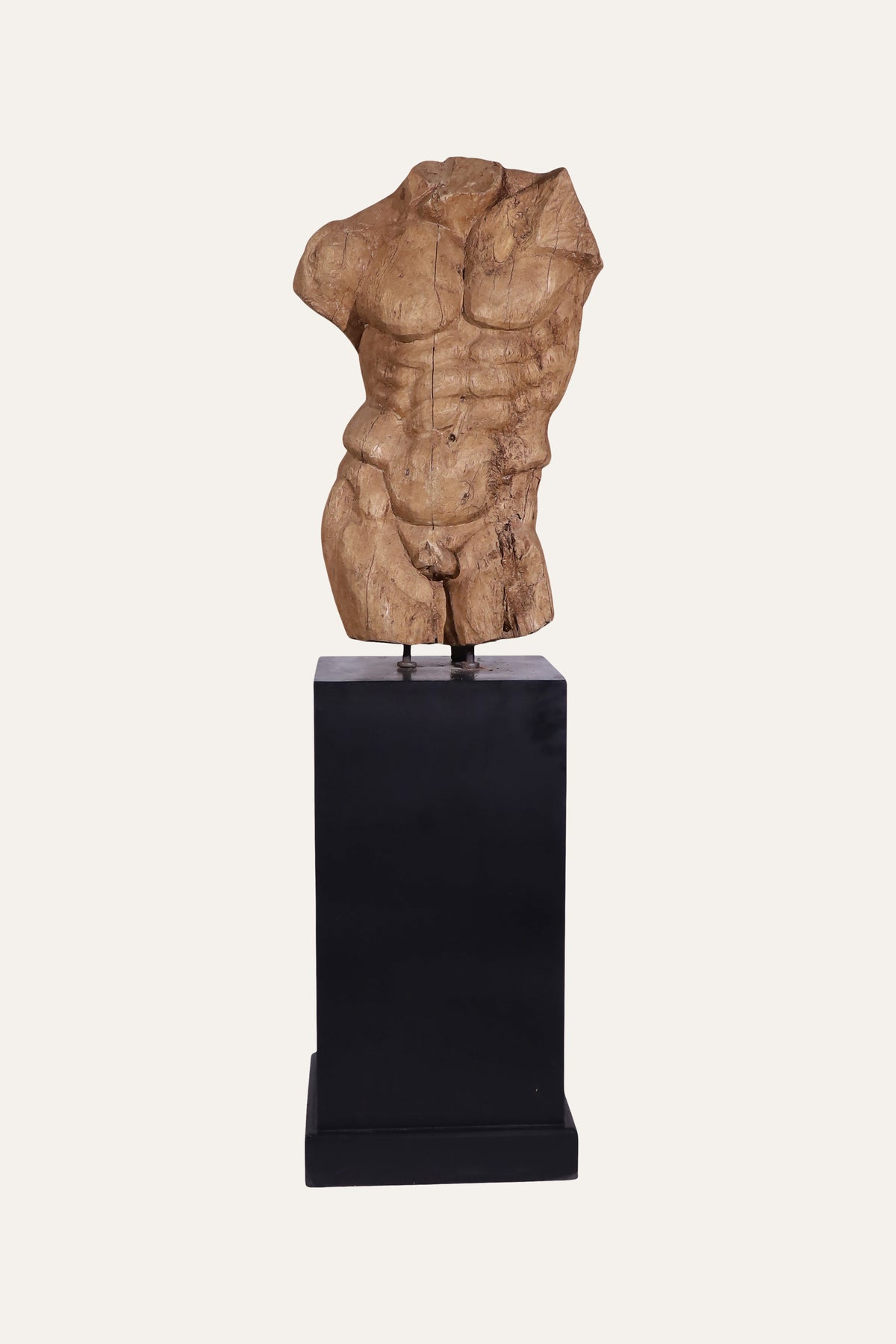 vintage male torso sculpture