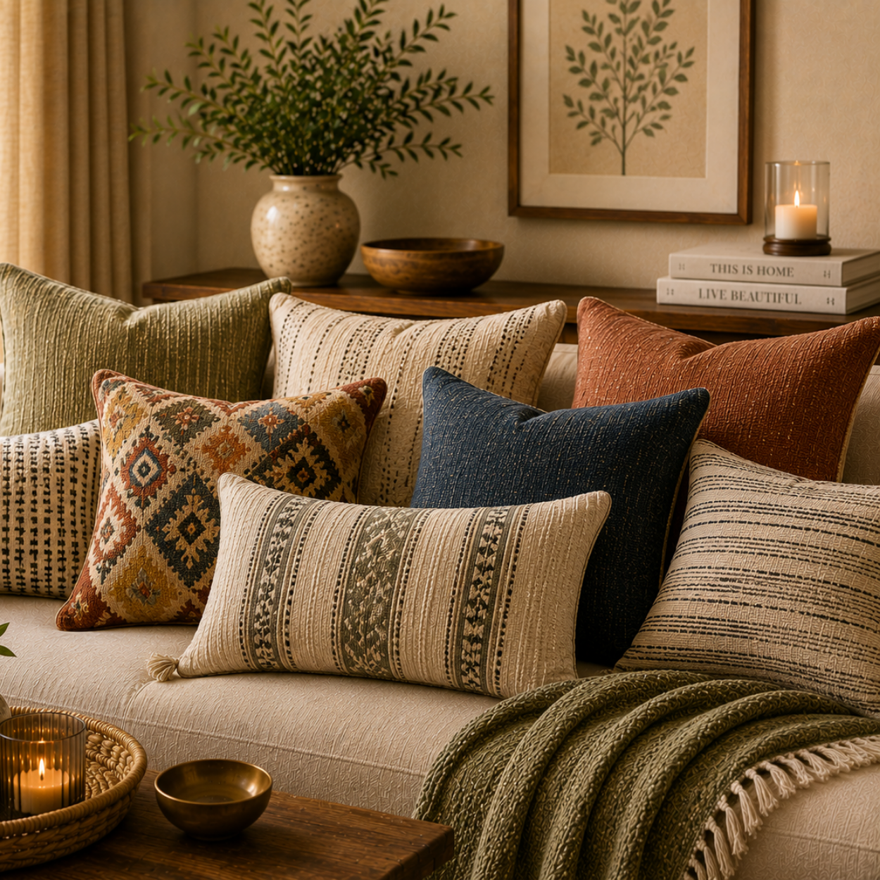 Buy Fabric Cushion Online - Fusion Furnishing