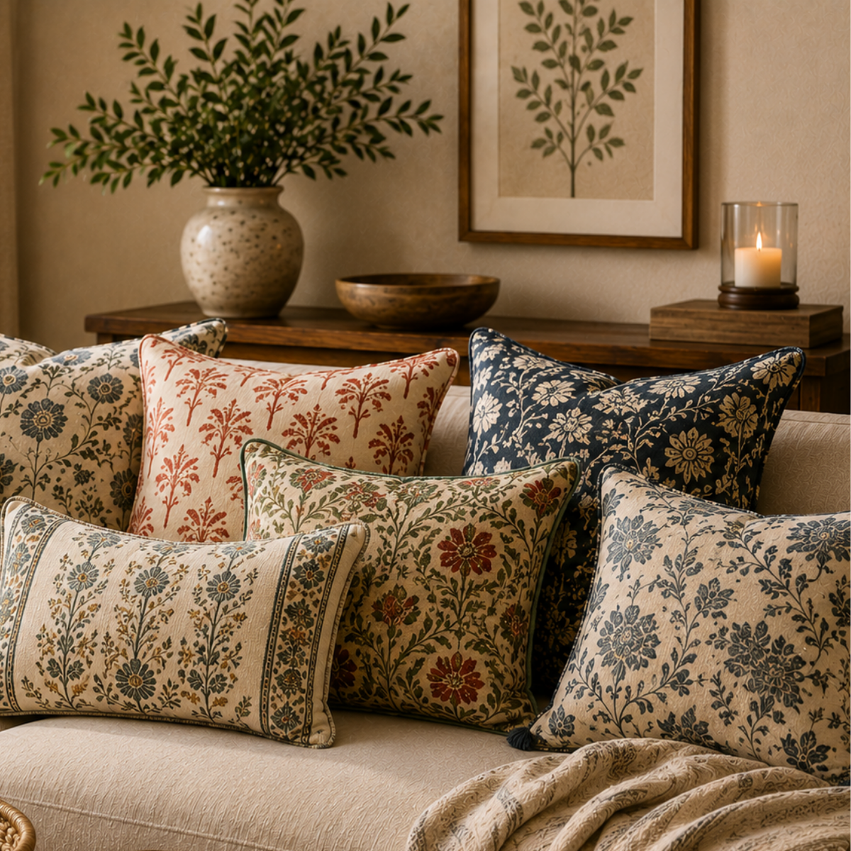 Buy Printed Cushion Online - Fusion Furnishing