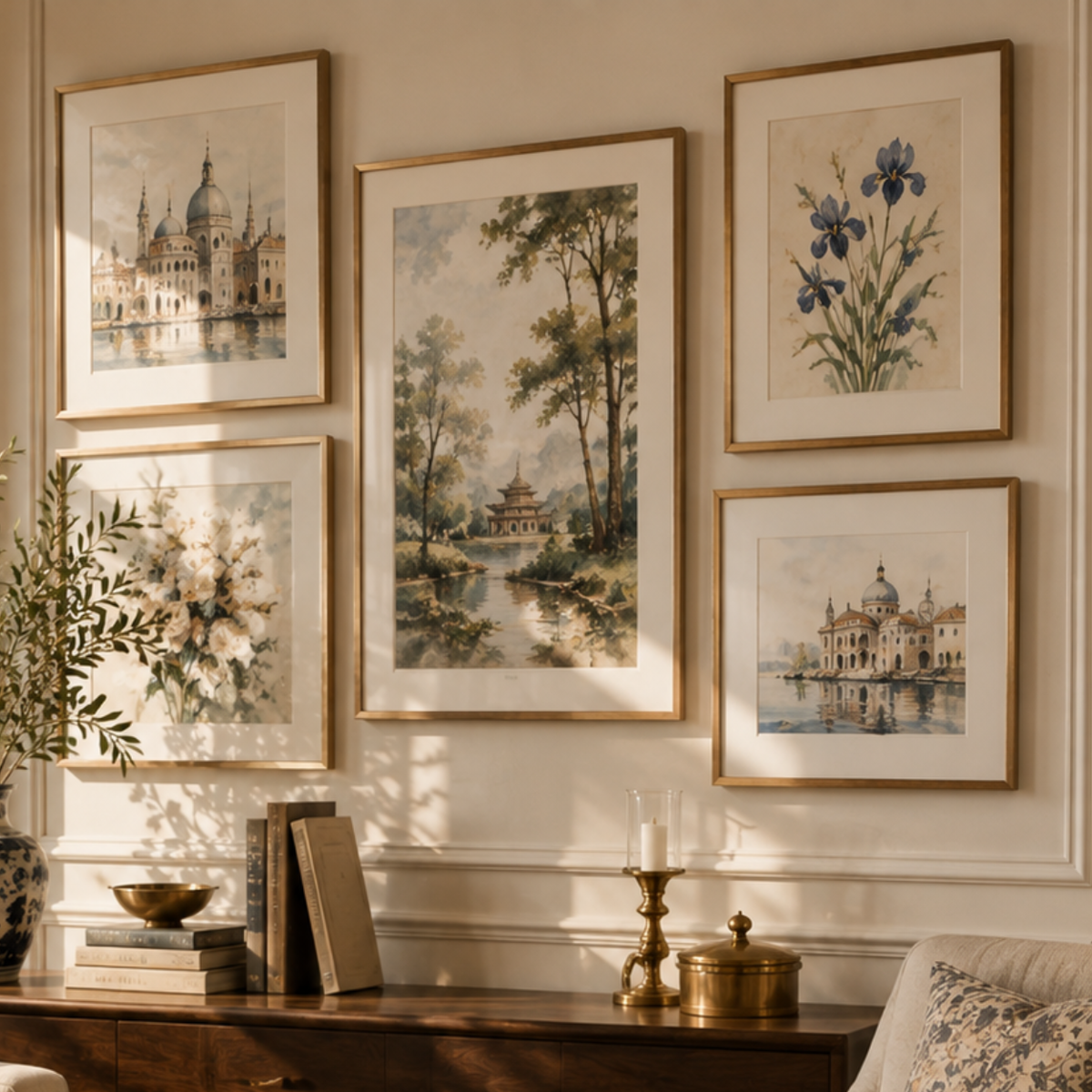 Fine Water Color Art - Fusion Furnishing