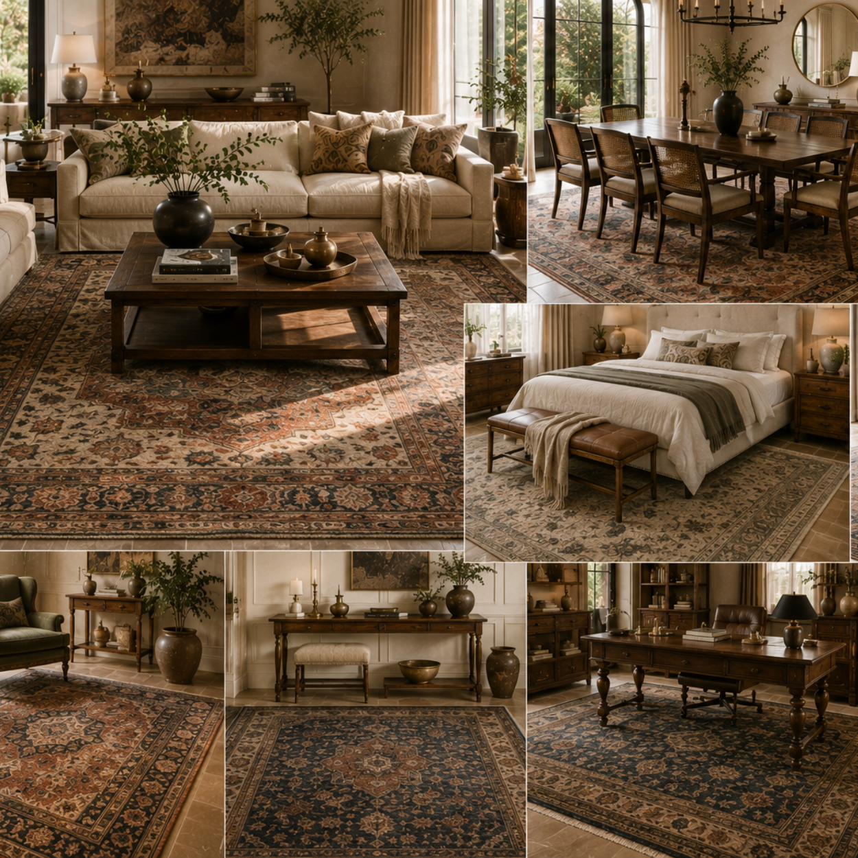 Handwoven Vintage Carpets and Rugs