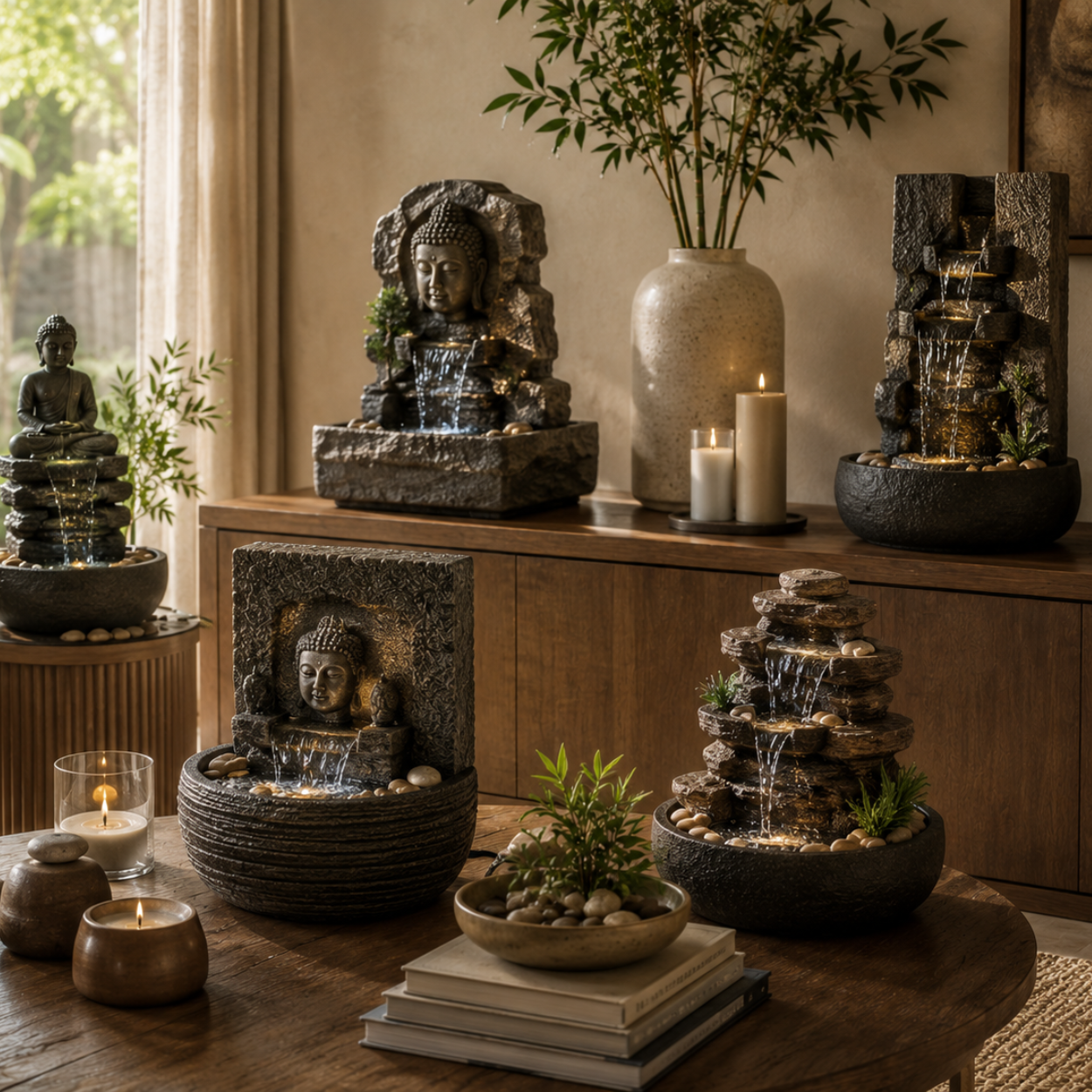 Luxury Indoor Water Fountains Collection Fusion Furnishing