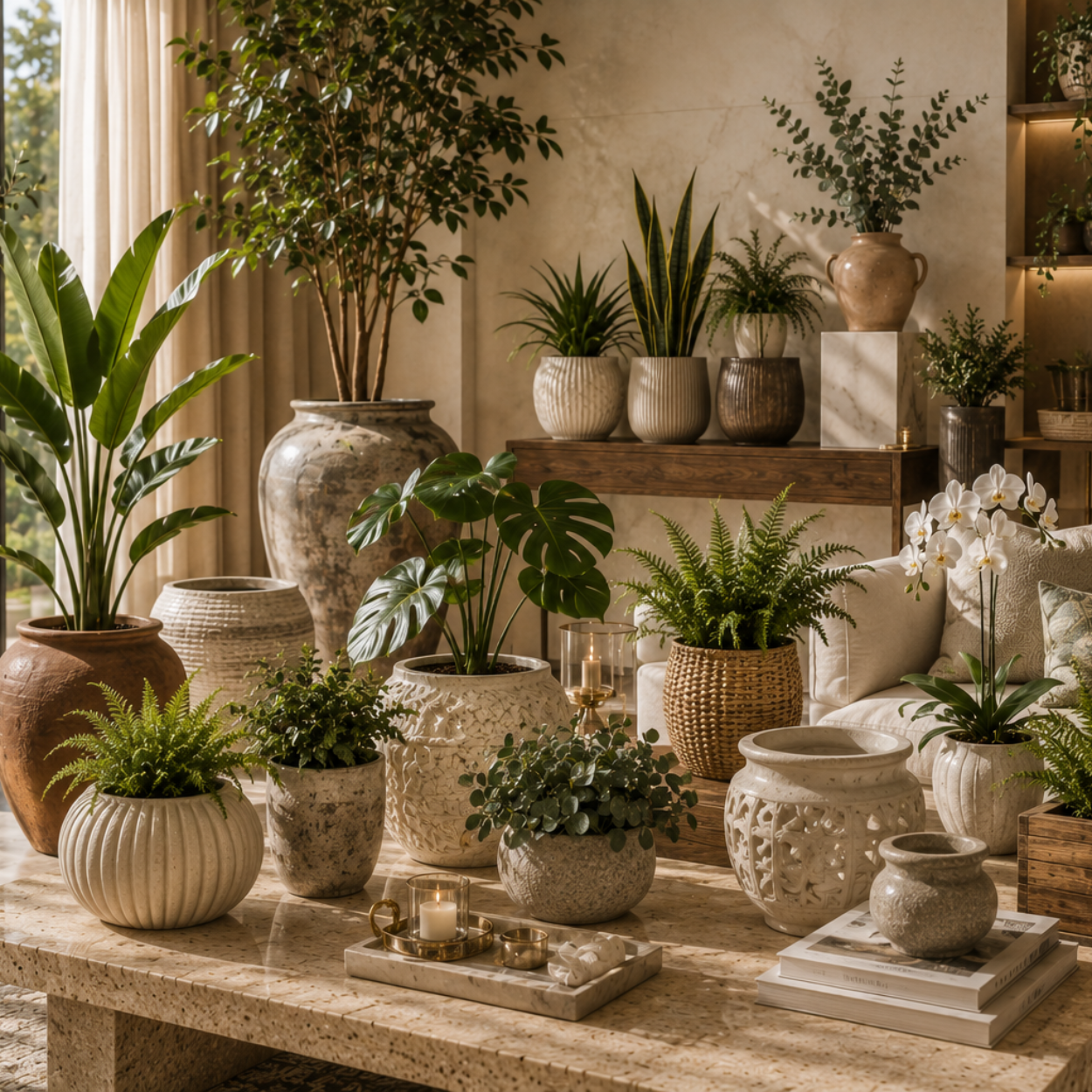 Luxury Pots & Planters Collection  Fusion Furnishing