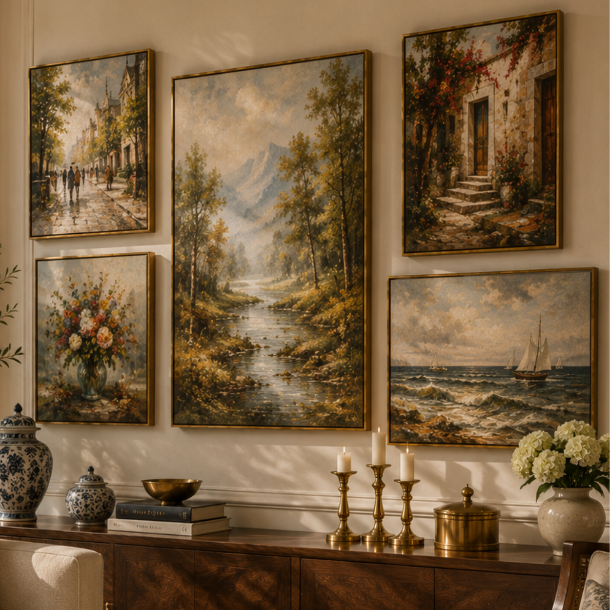 Oil Painting On Canvas - Fusion Furnishing
