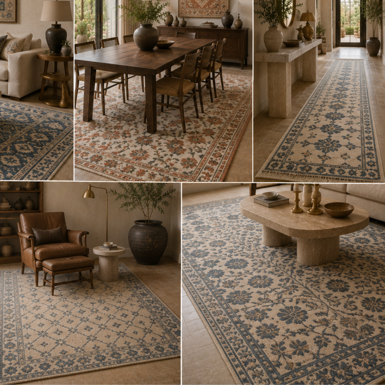 Premium Cotton Printed Rugs