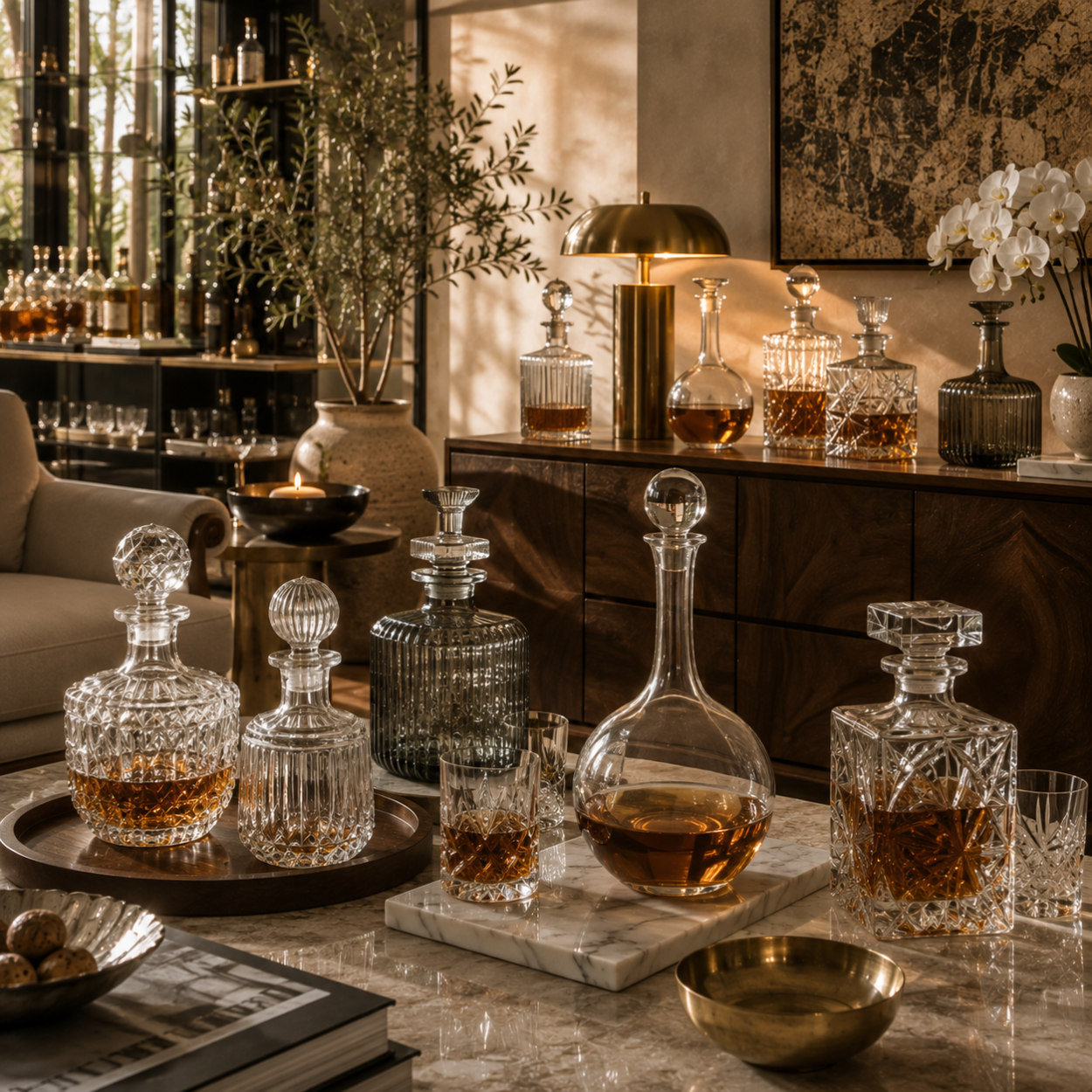premium glass decanters online