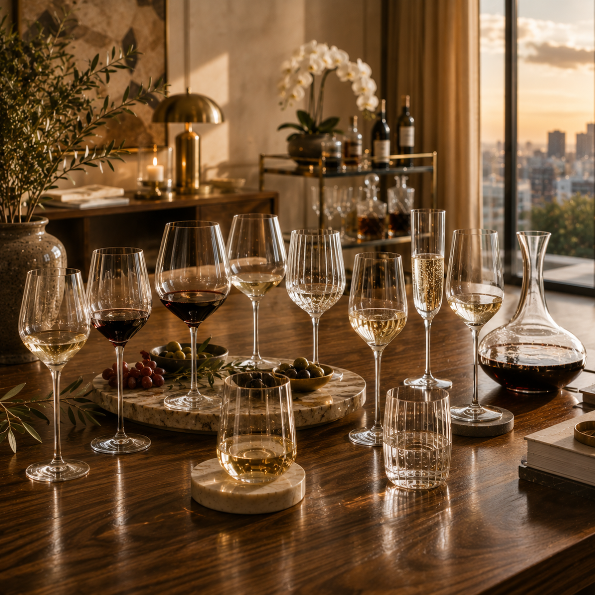 premium wine glasses online