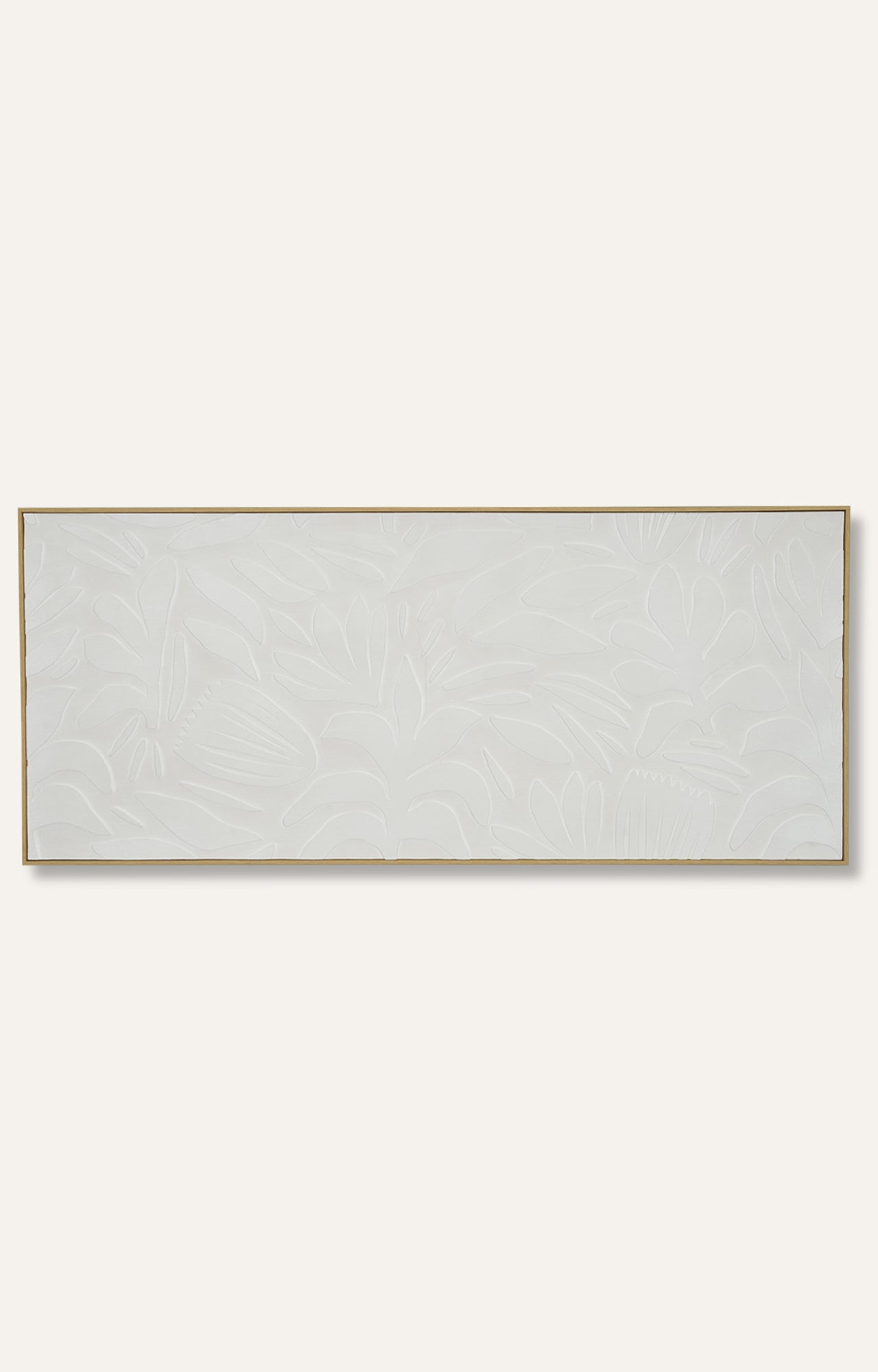 Floral Abstract 3D Art Relief on Canvas