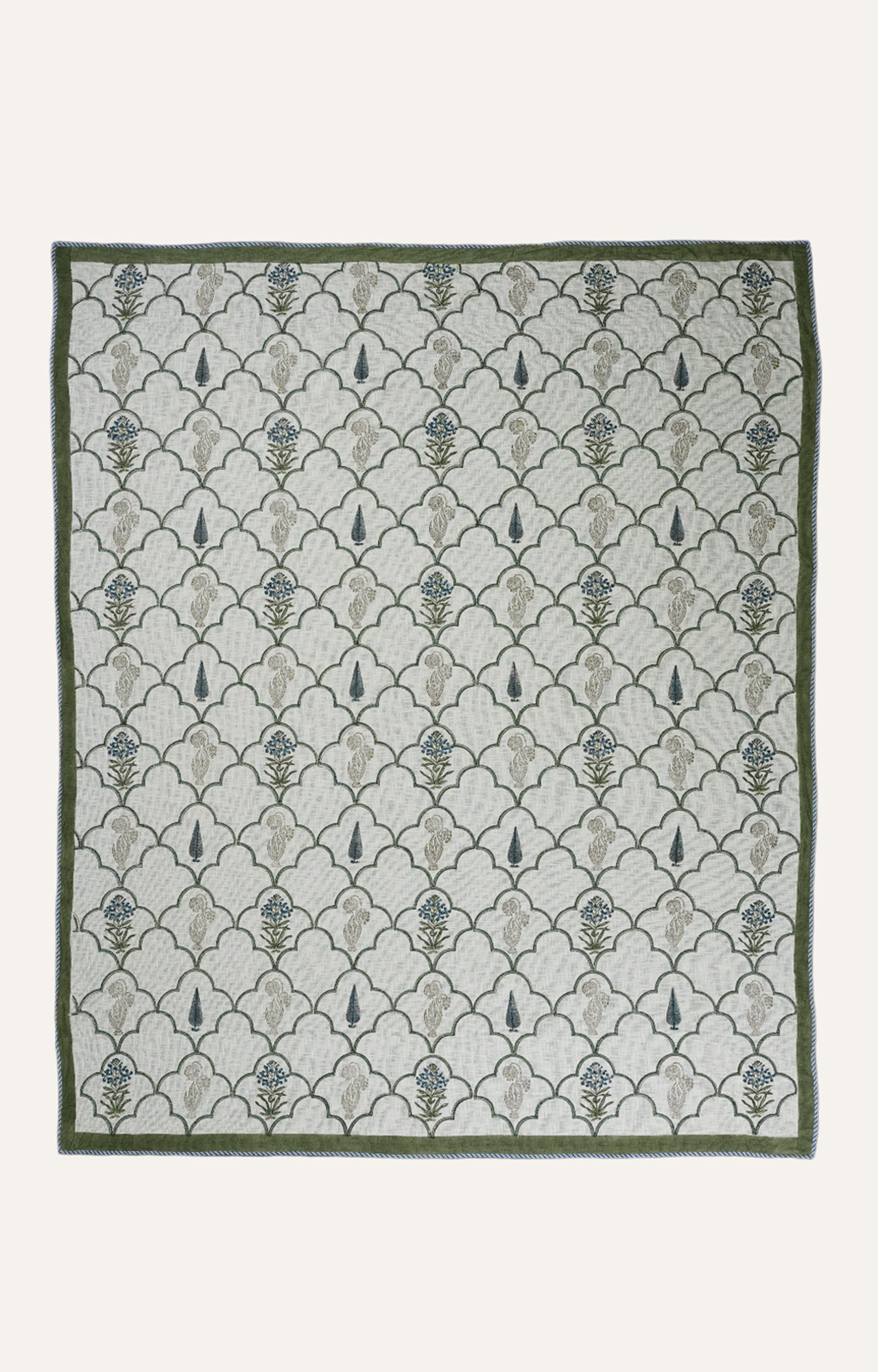Vintage Arches: Jaipuri Block Print Bedsheet