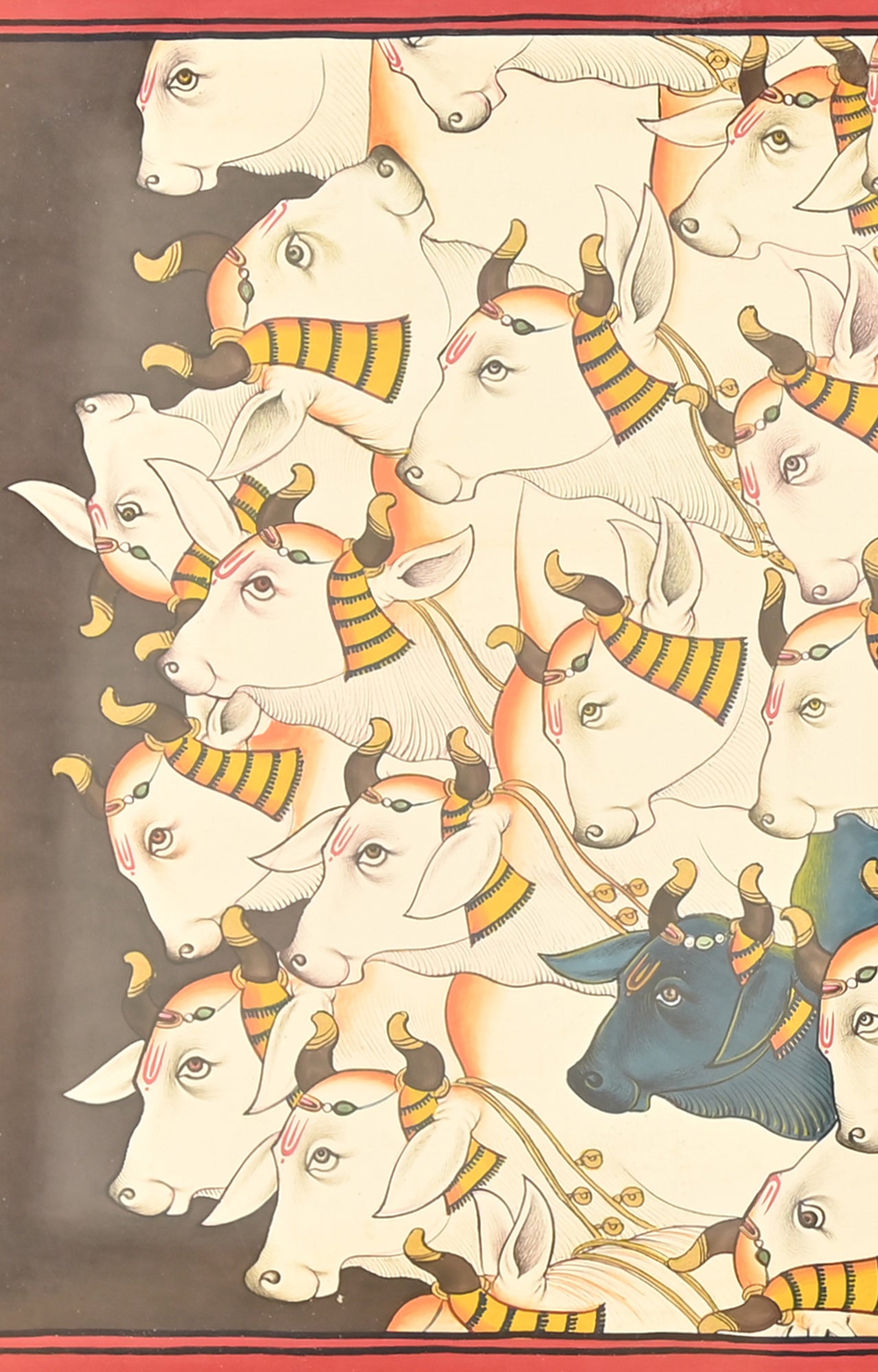 Evening pestoral of cow Painting