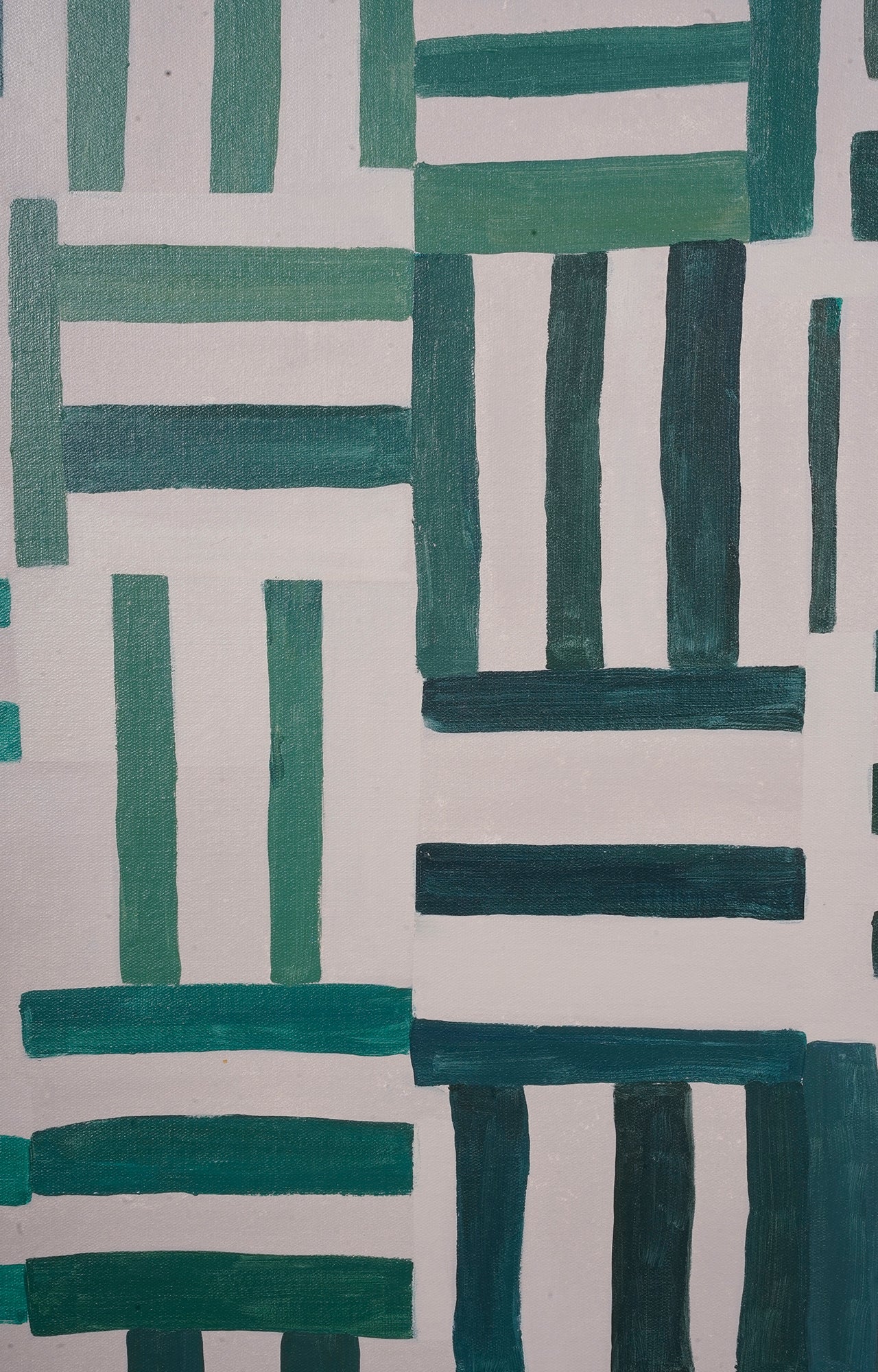 Teal Geometric Abstract 
