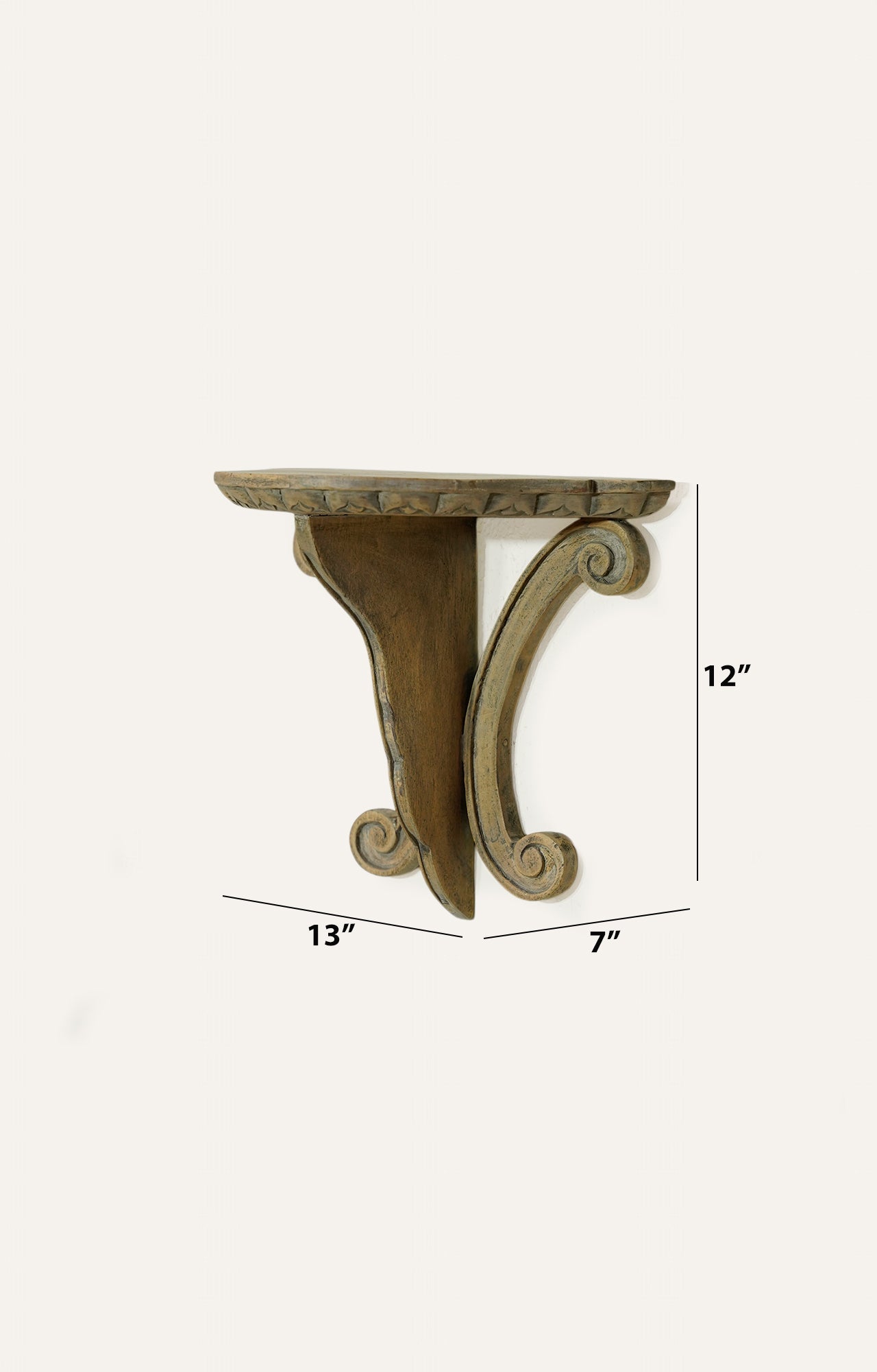 Decorative Wooden Wall Bracket