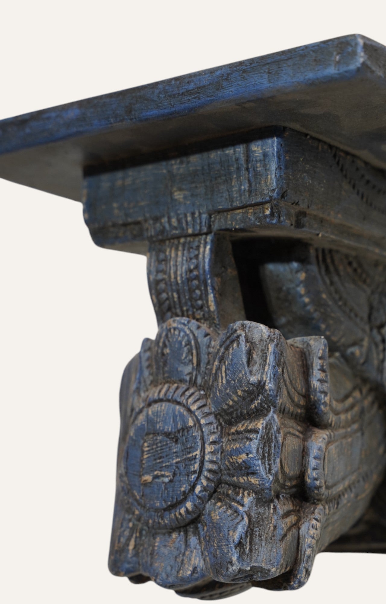 Wooden Carved Floral Wall Brackets