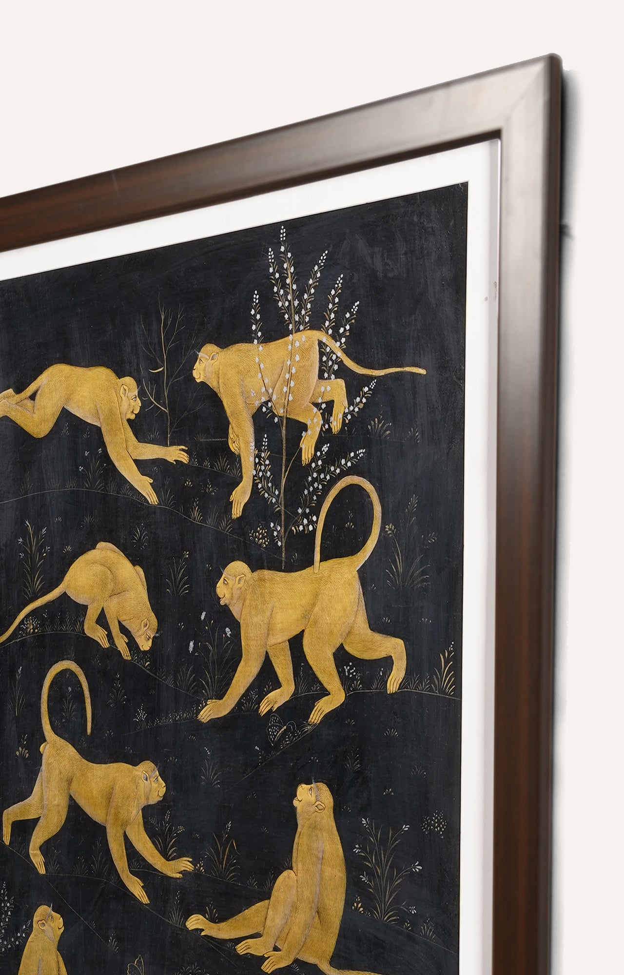 artwork of monkey painting