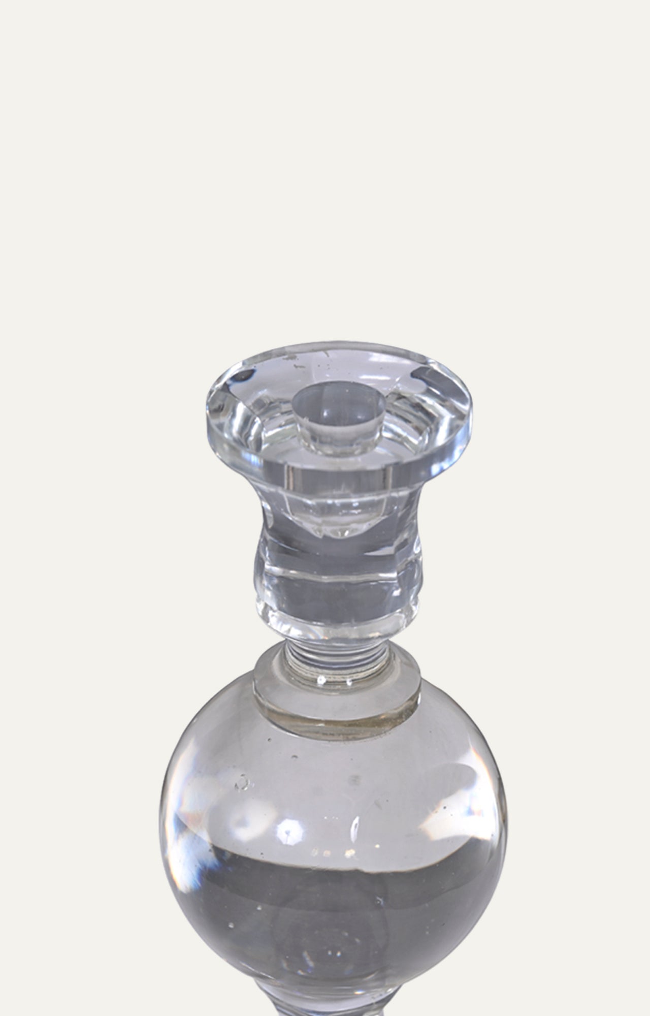 Crystal glass Candle Holder