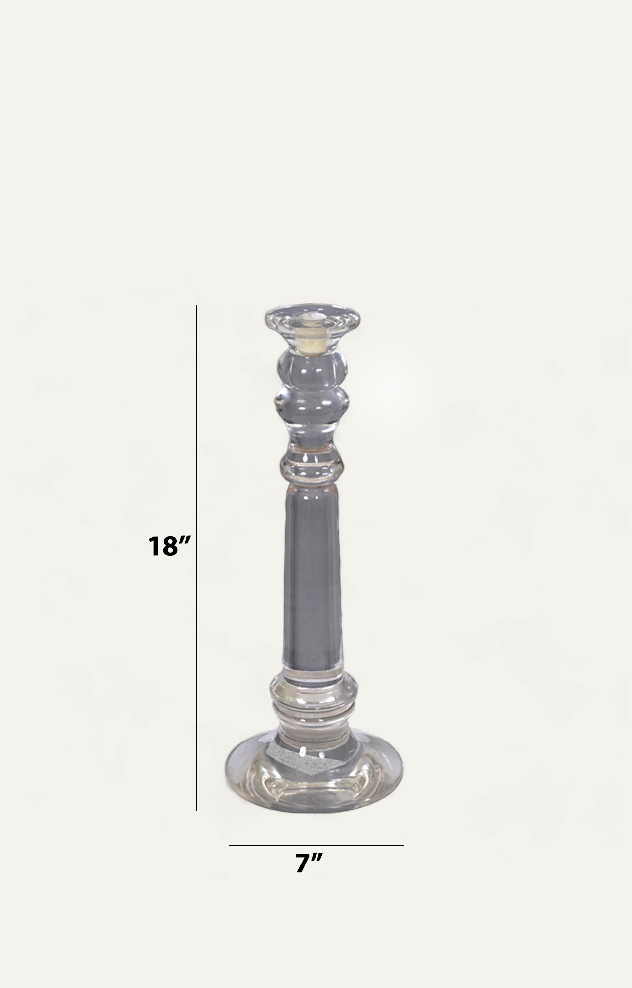 Glass Candle Holder