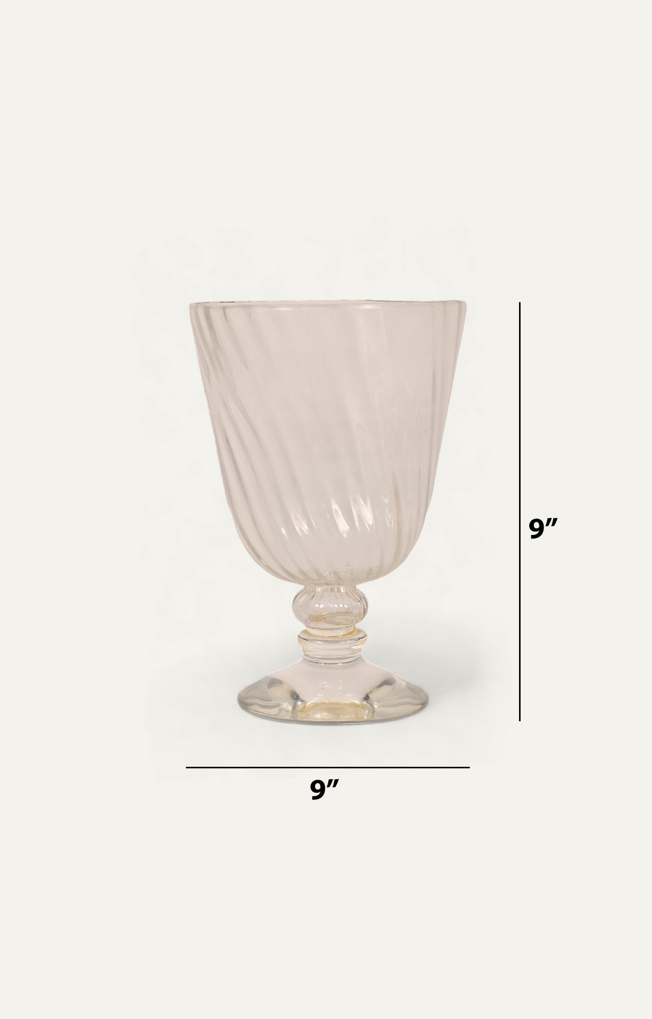Faceted Crystal Candle Holder