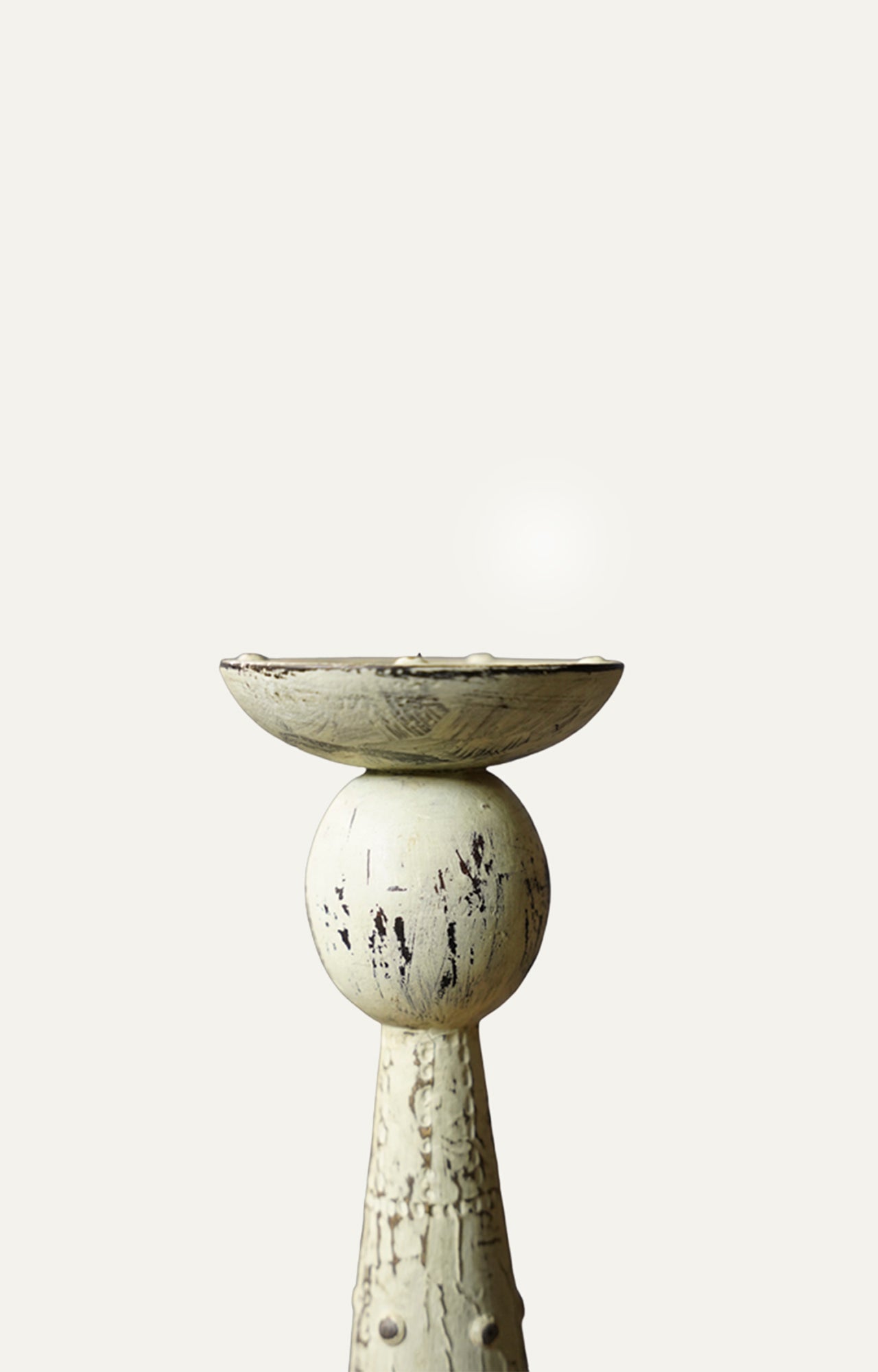 wood candle stand