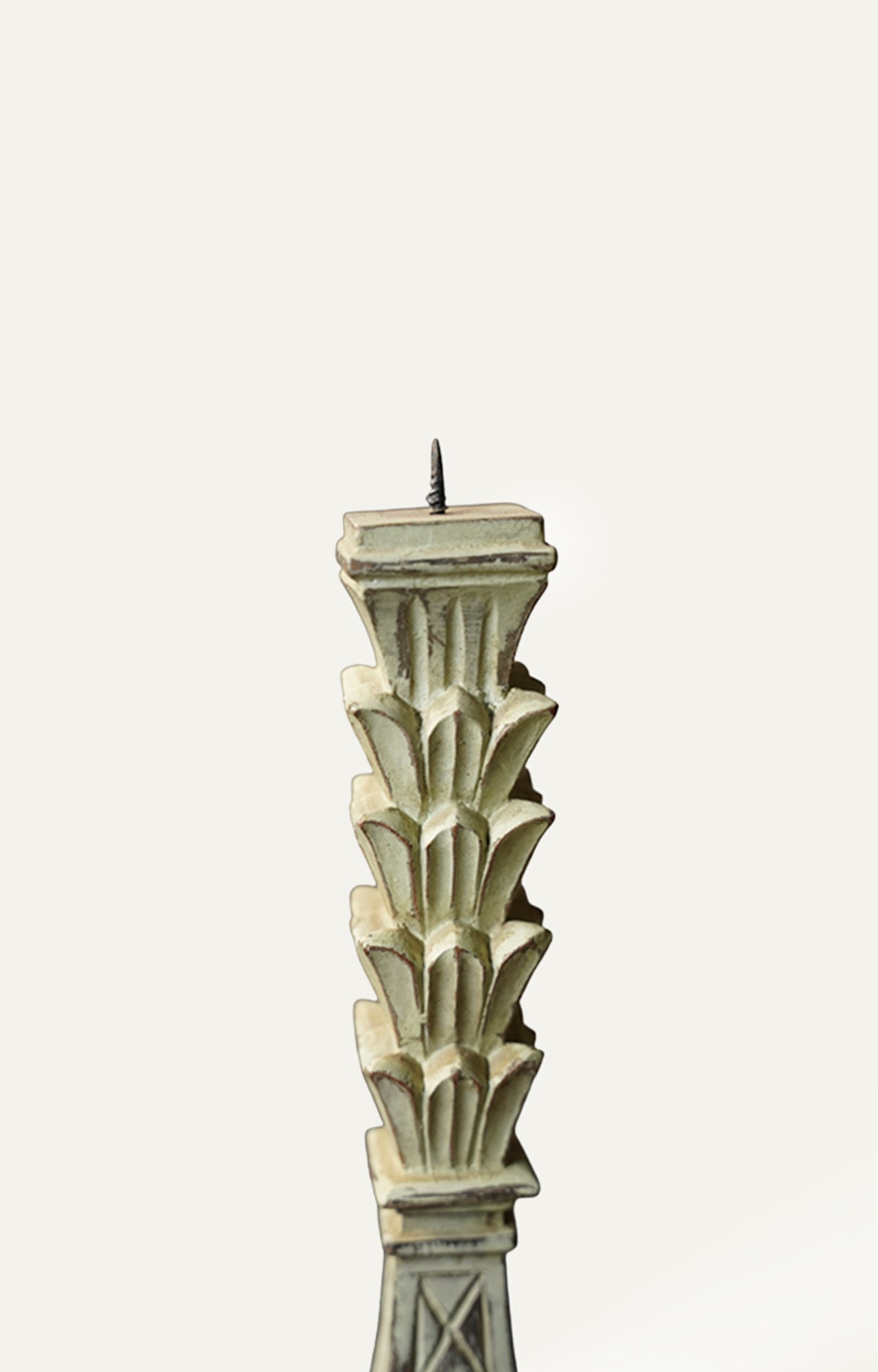 Wood Candle Stand