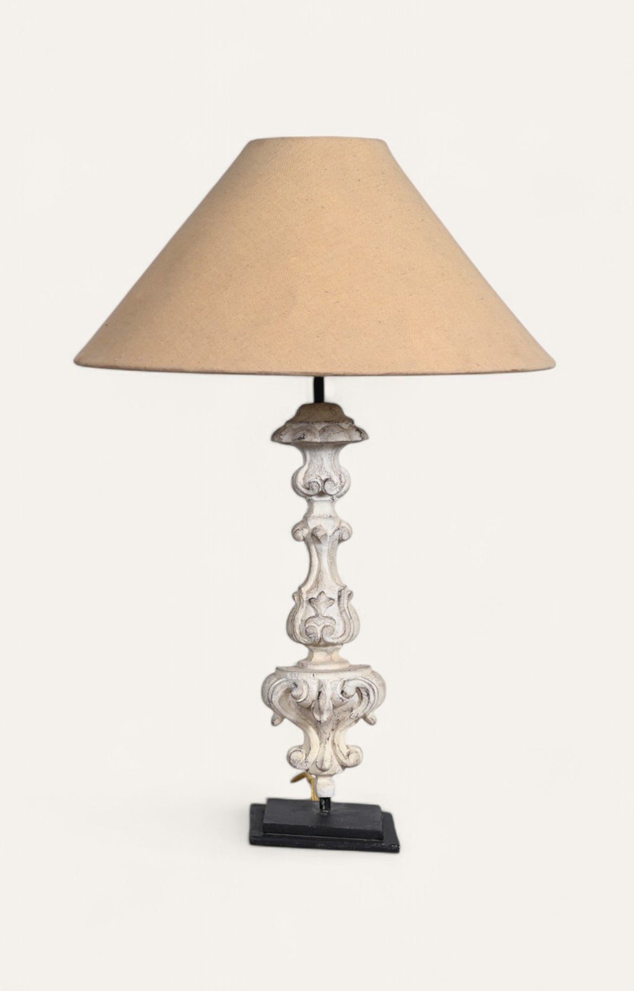 Hand carved Table lamp