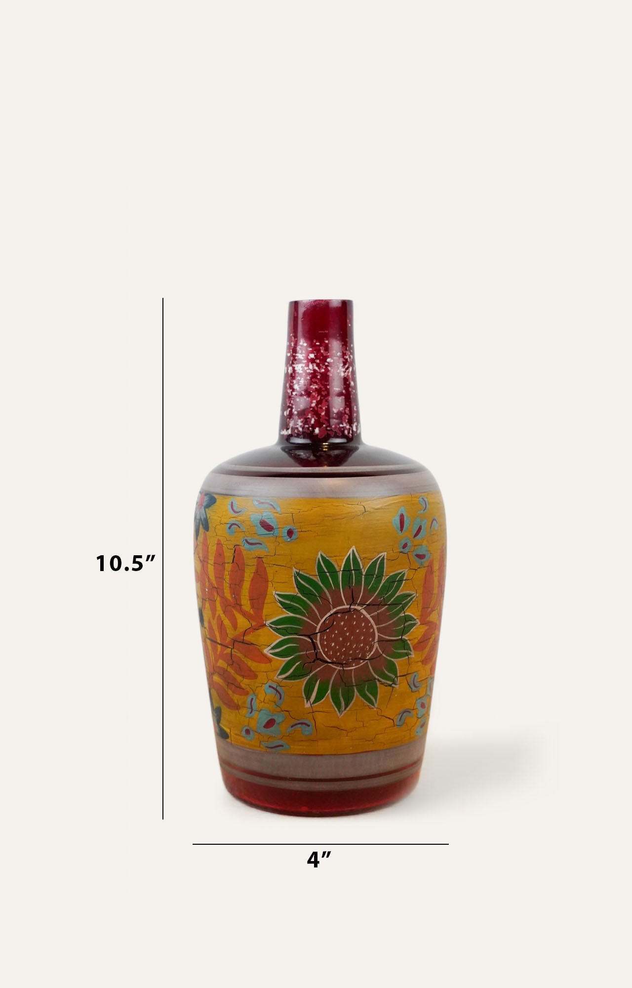 Decorative Mallet-Shaped Vase