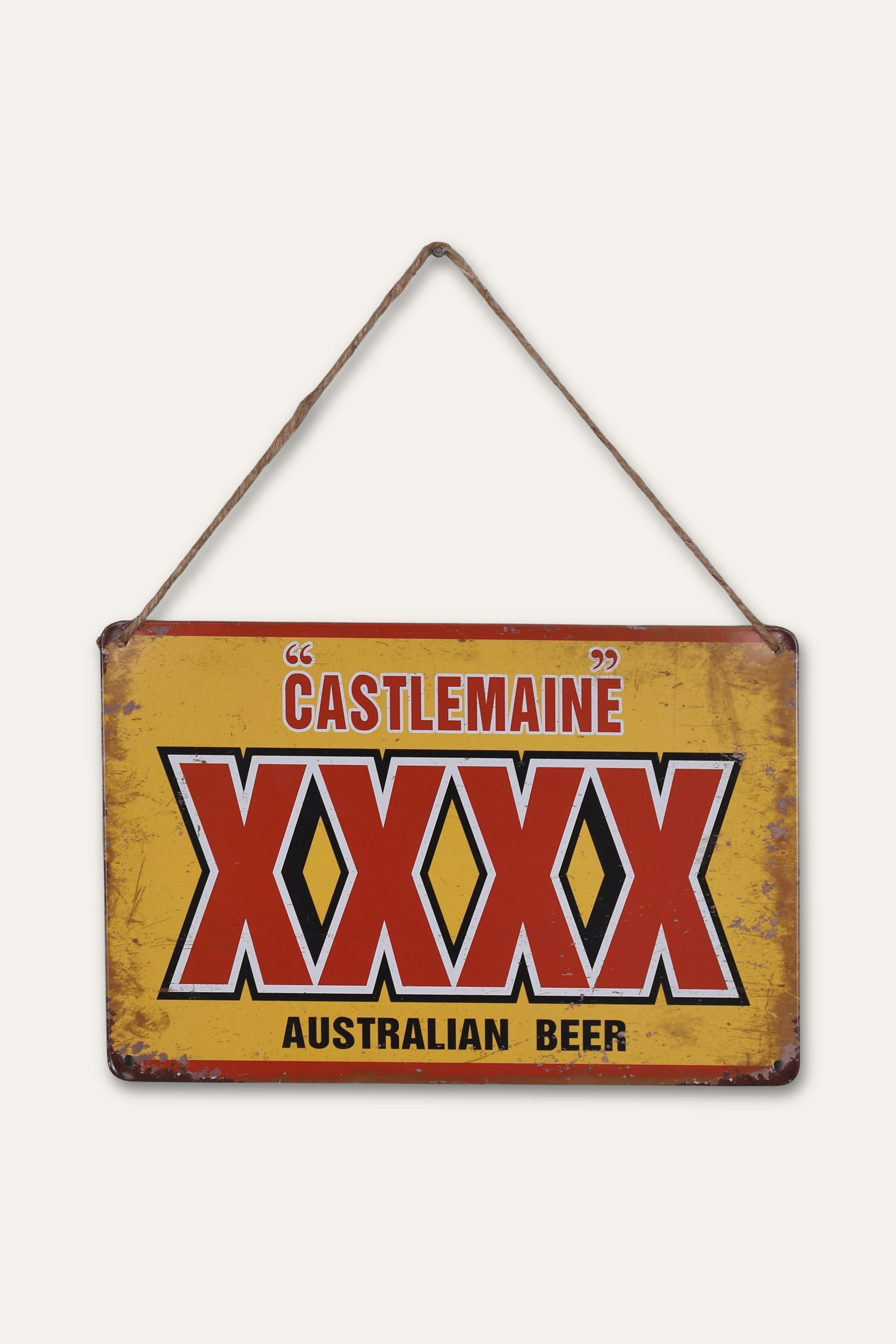 Castlemaine XXXX Australian Beer Metal Wall Décor