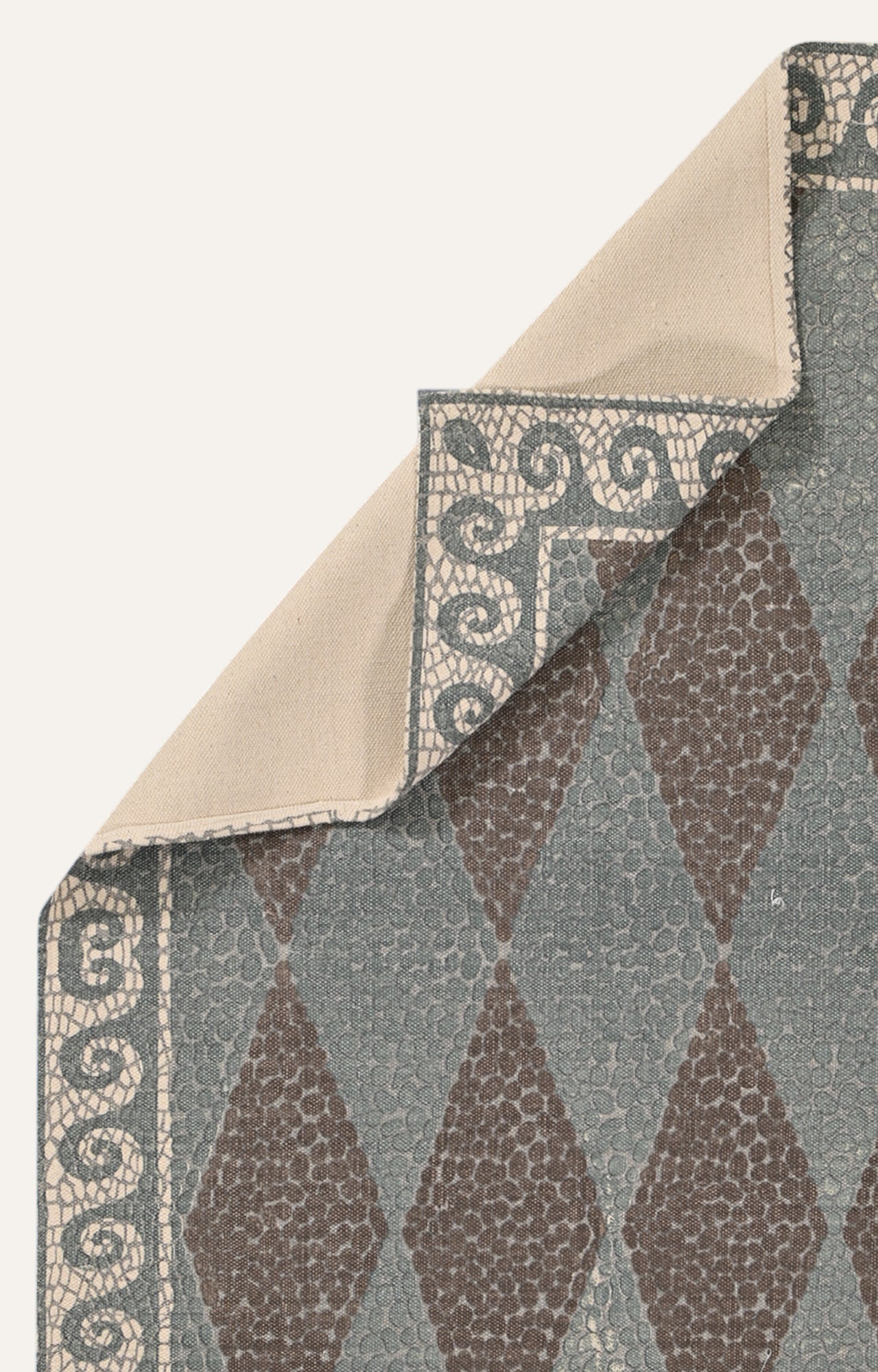 Diamond Pattern Cotton Rug