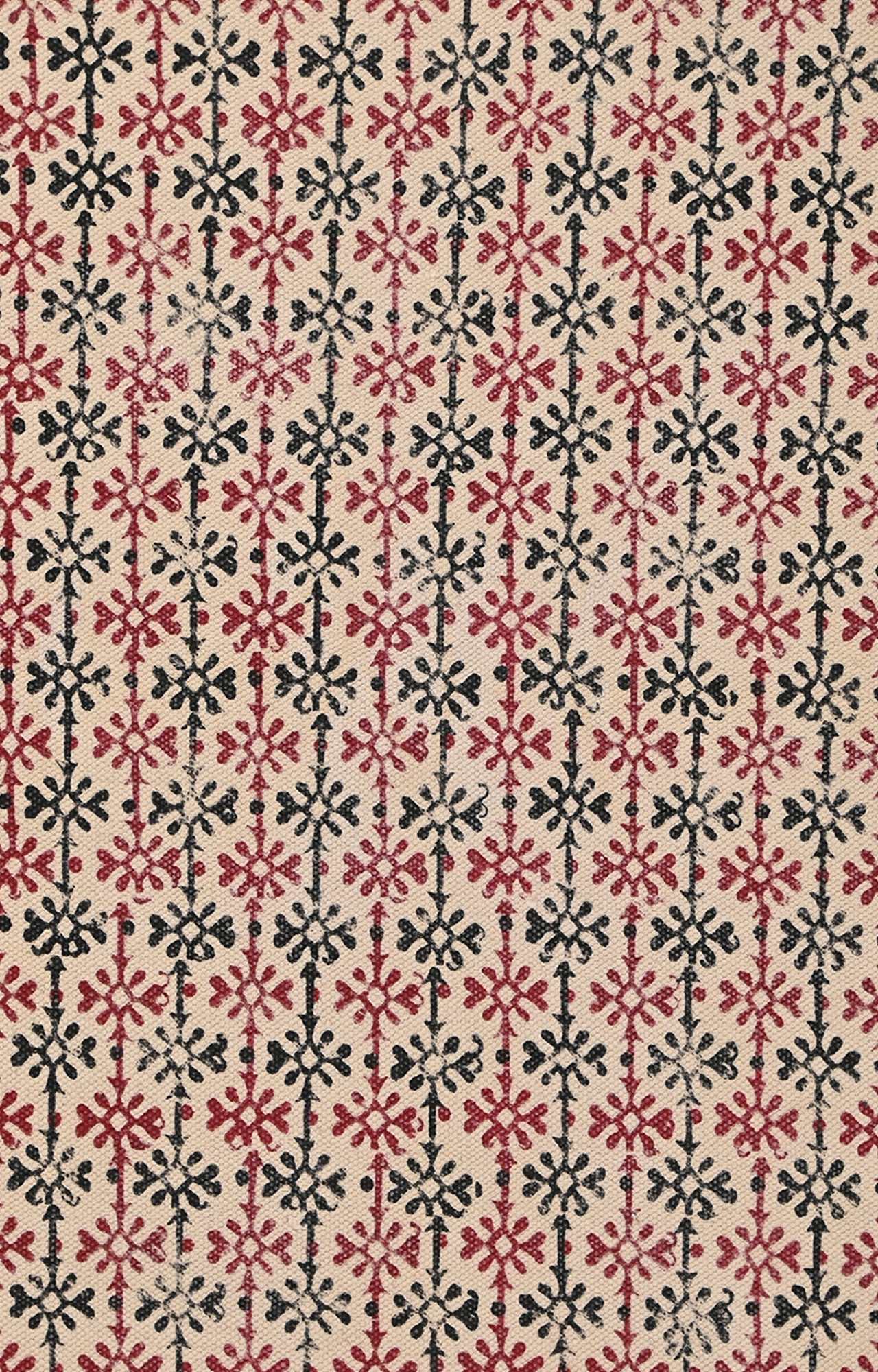 Motif Block-Printed Rug