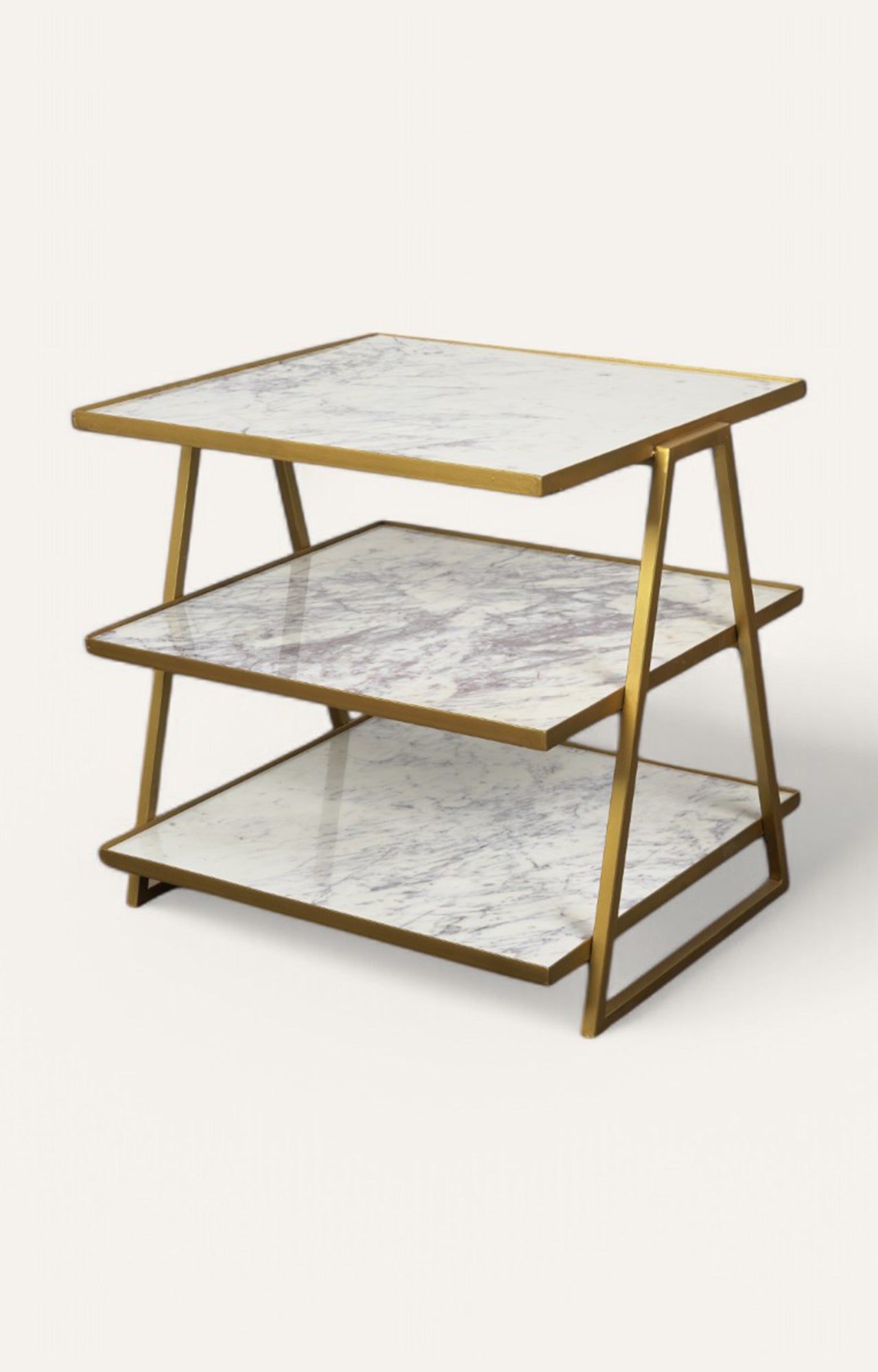Marble & Gold Metal Shelve