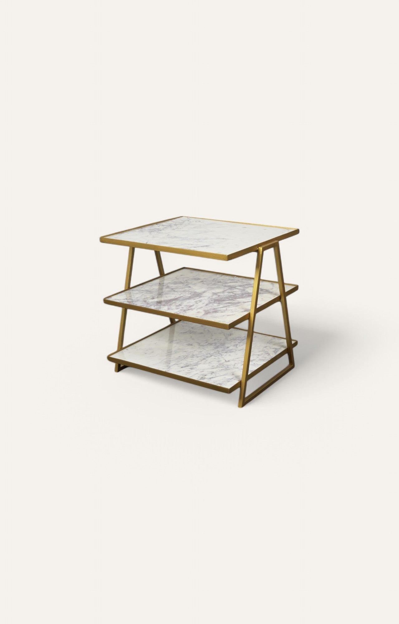 Marble & Gold Metal Shelve