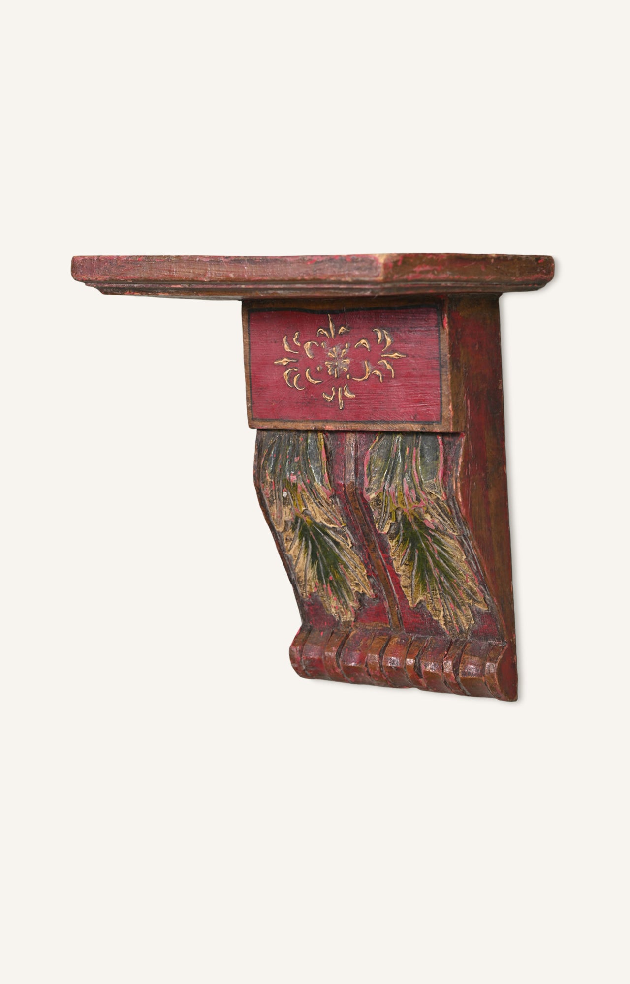 Traditional Hand-Painted Shelf