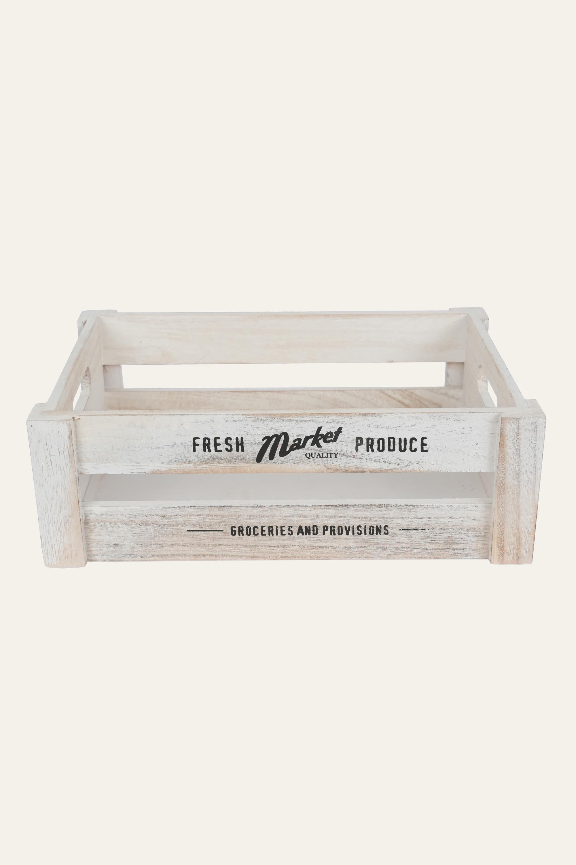 Vintage Wooden Storage Crate - Medium