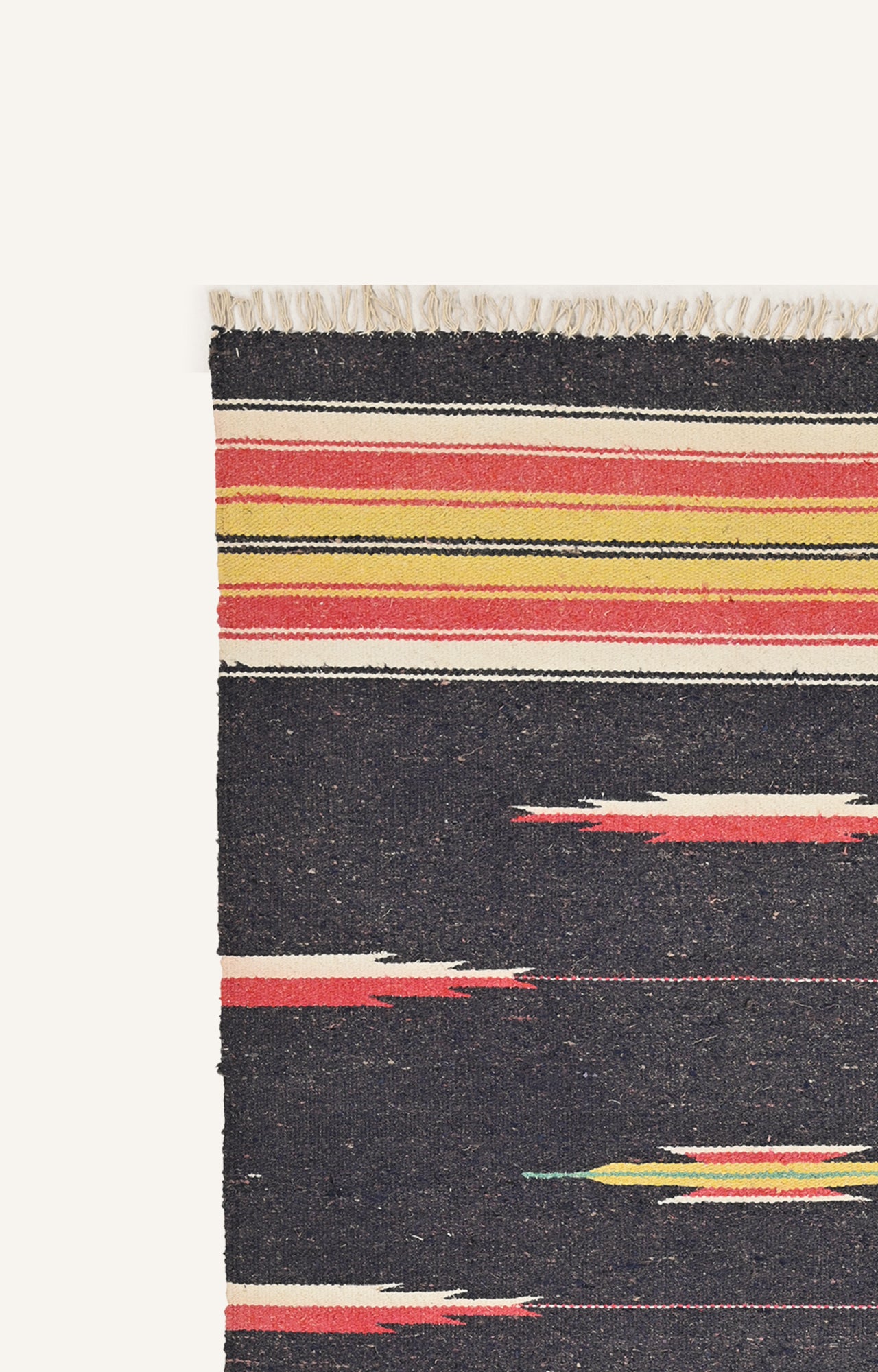 Decorative Striped Durrie