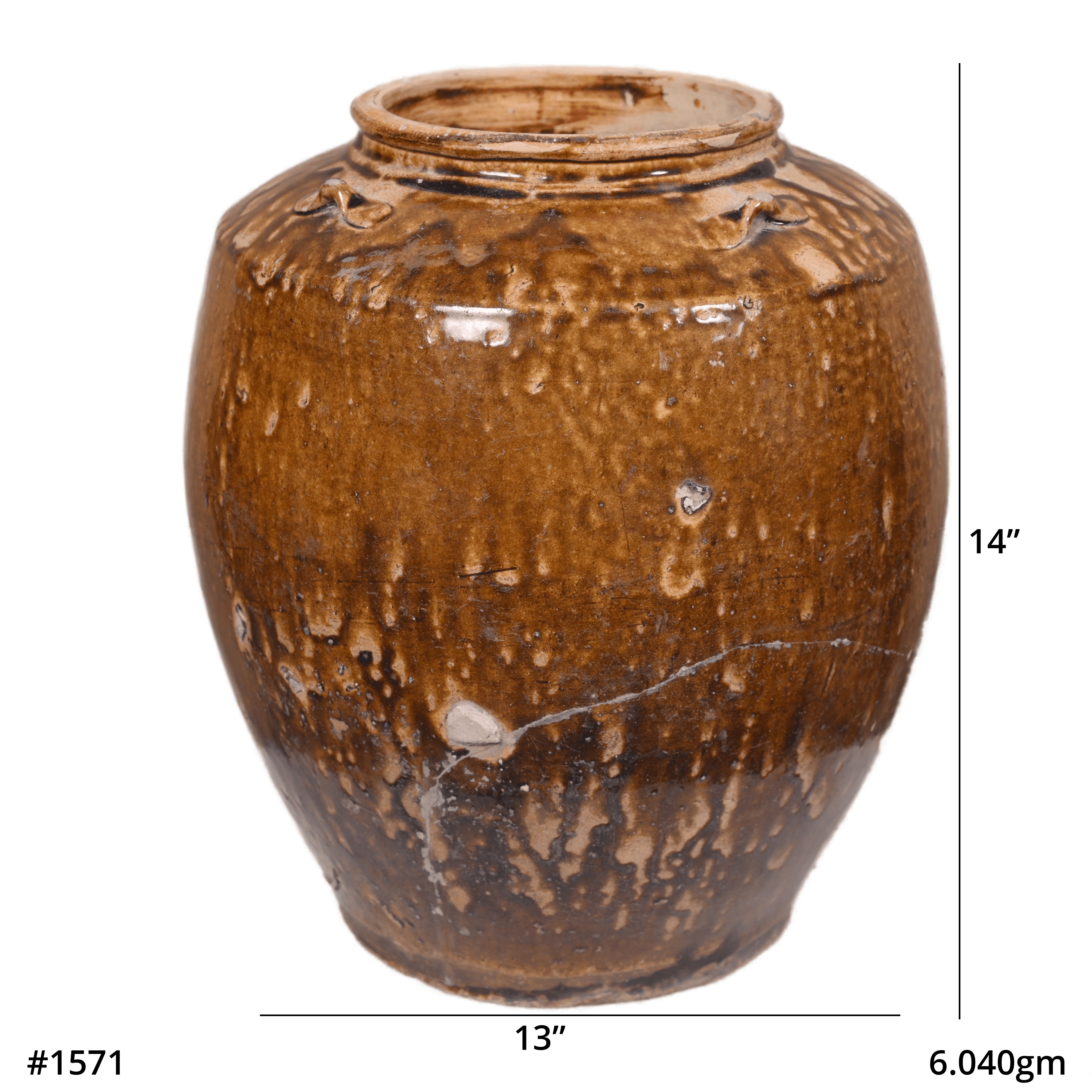 Chinese clay pot-Big / martaban chinese stoneware storage jars