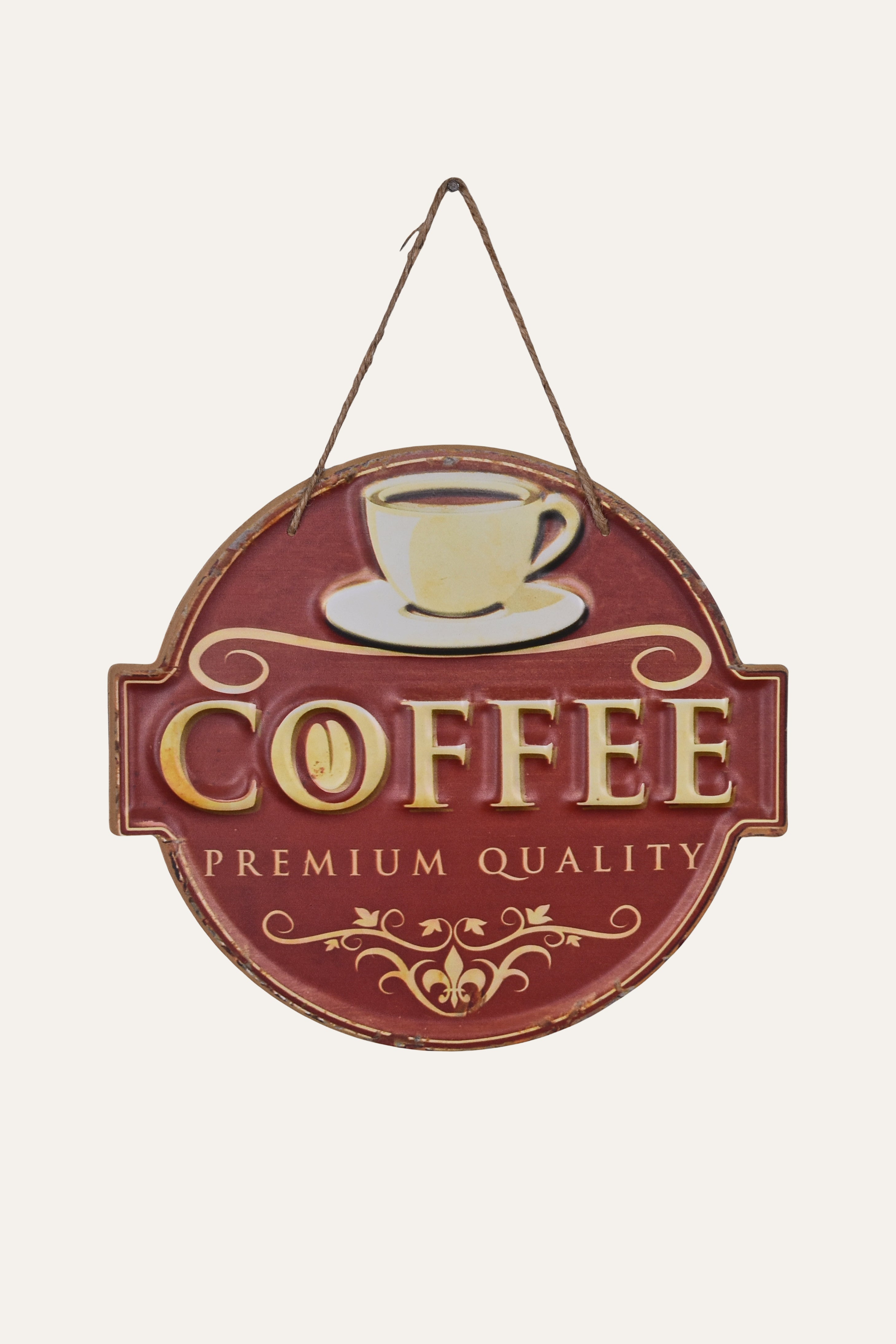 Delecious Coffe Metal Wall Art