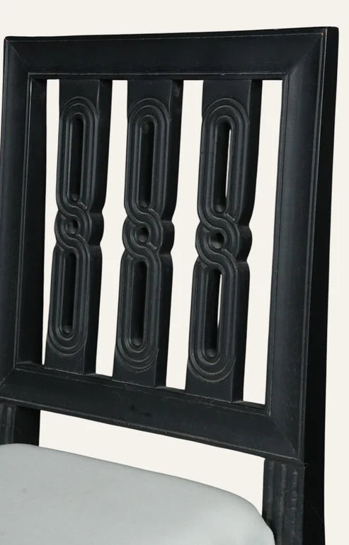 Black decorative chair 