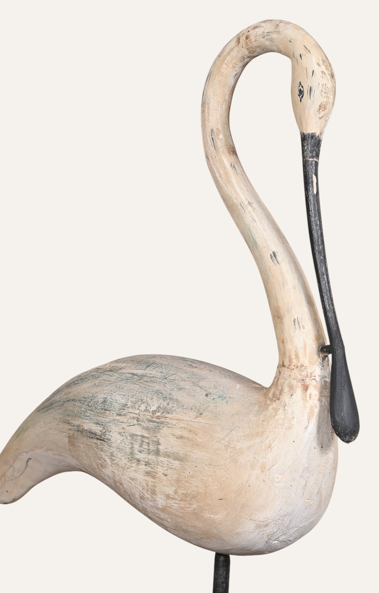 Decorative flamingo sculpture