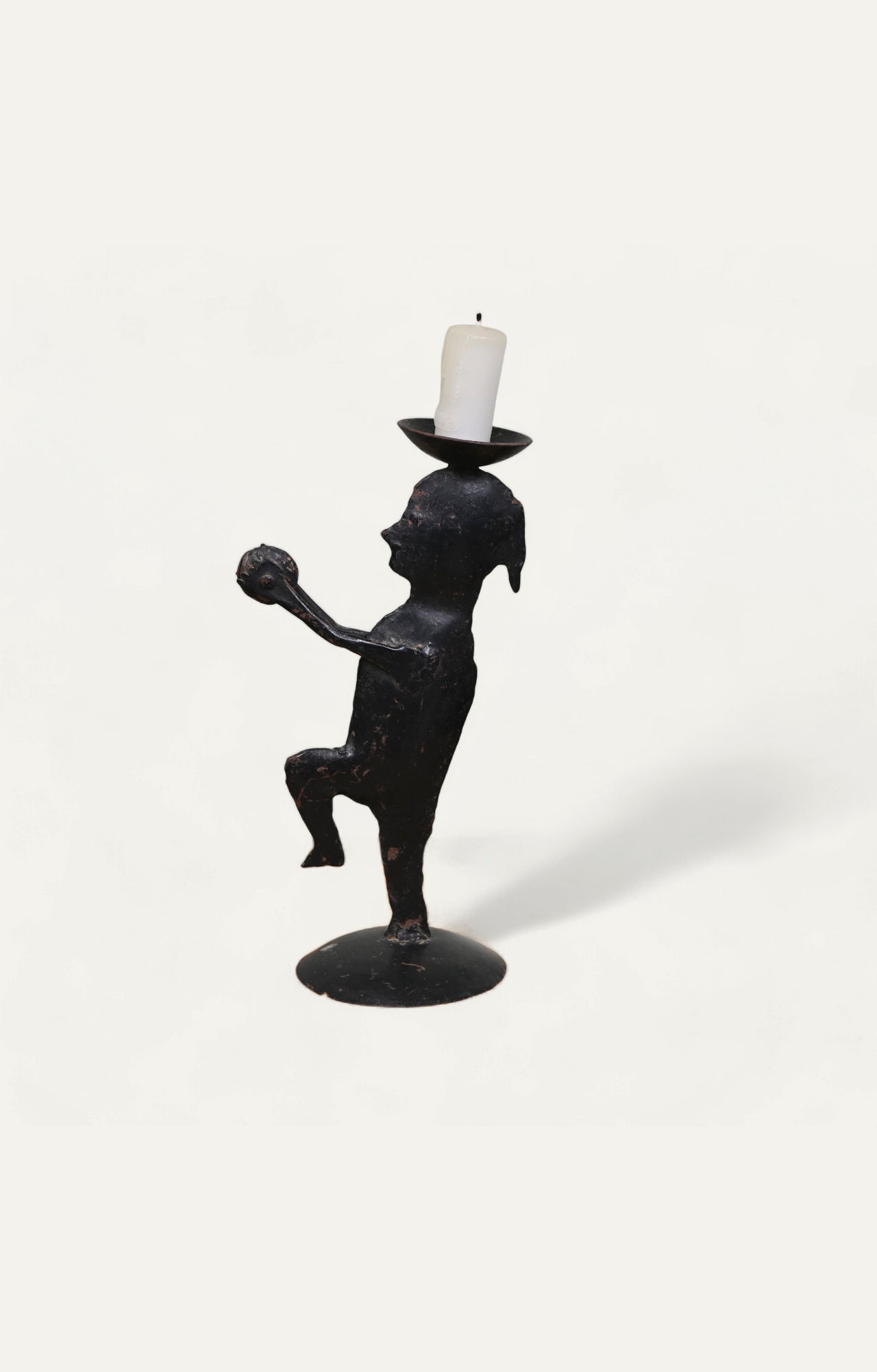 Dokra Tribal man Candle Holder