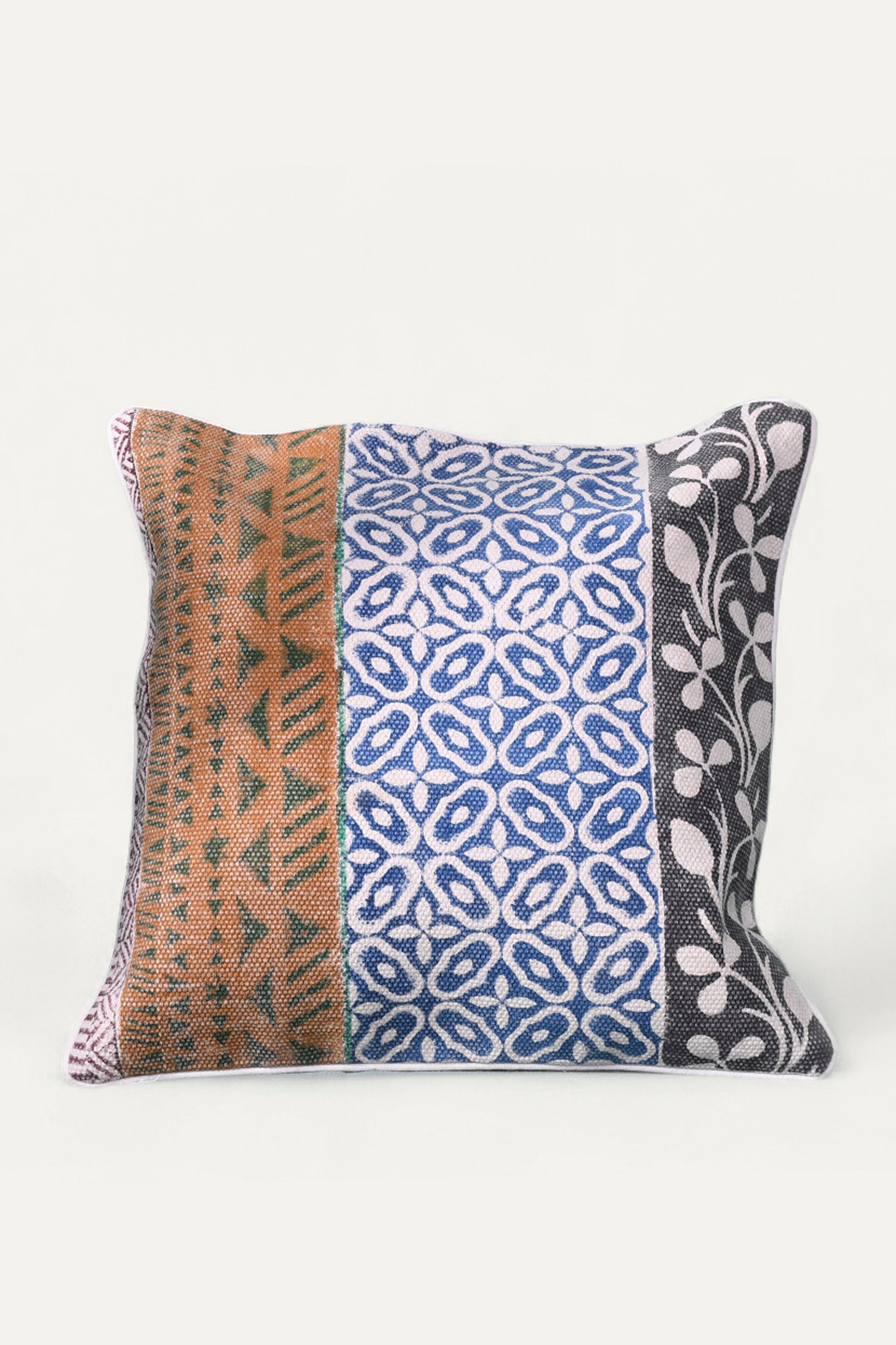 Distorted Modern Print Cushion Cover