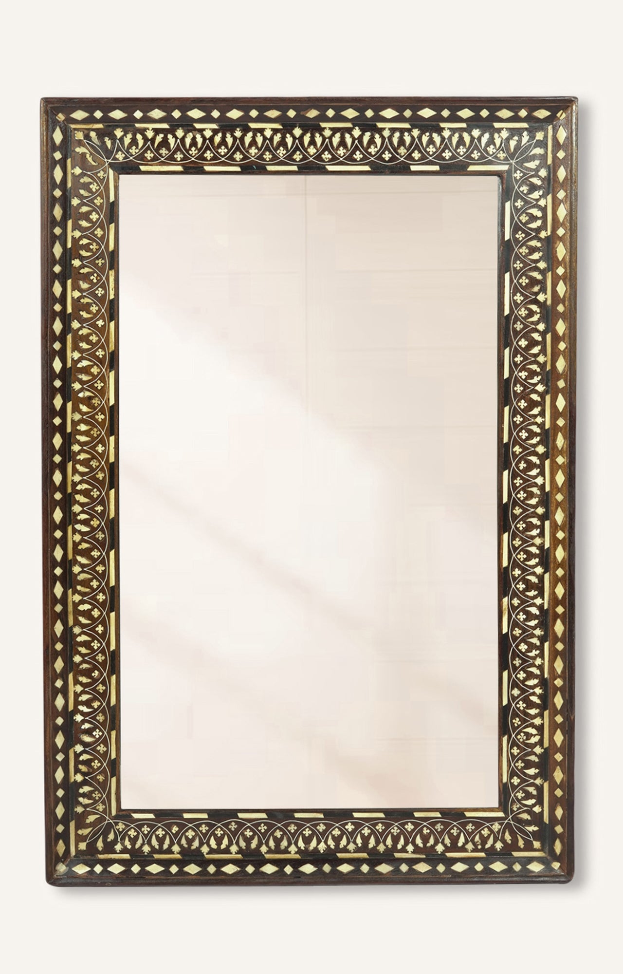 Regal Bone Inlay Mirror