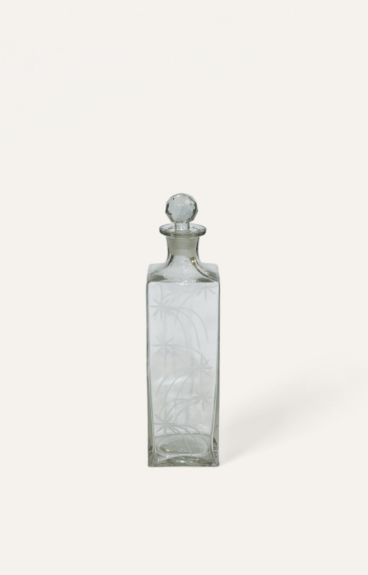 Cressida transparent glass decanter