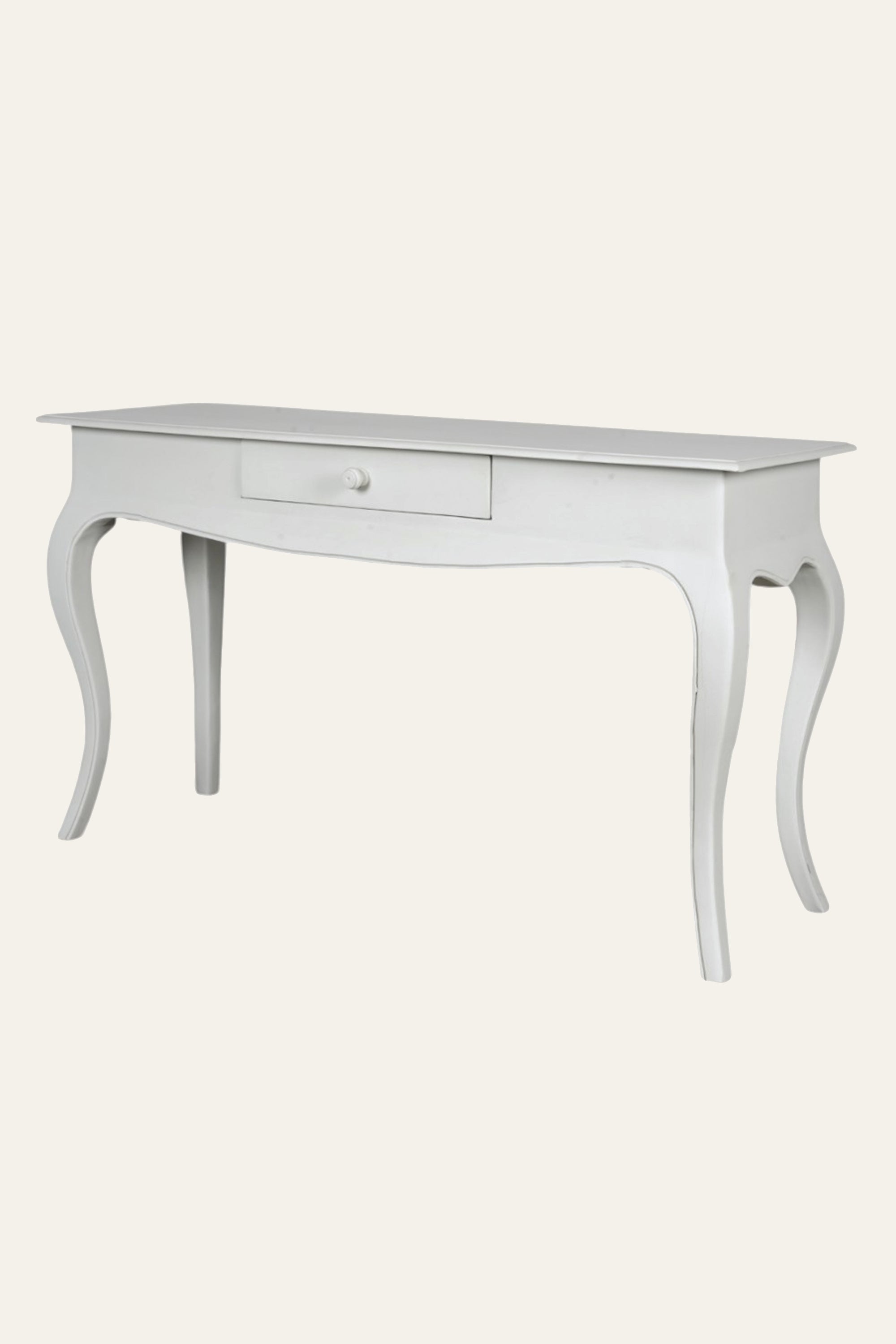 White French Provincial Style Writing Desk with Drawer
