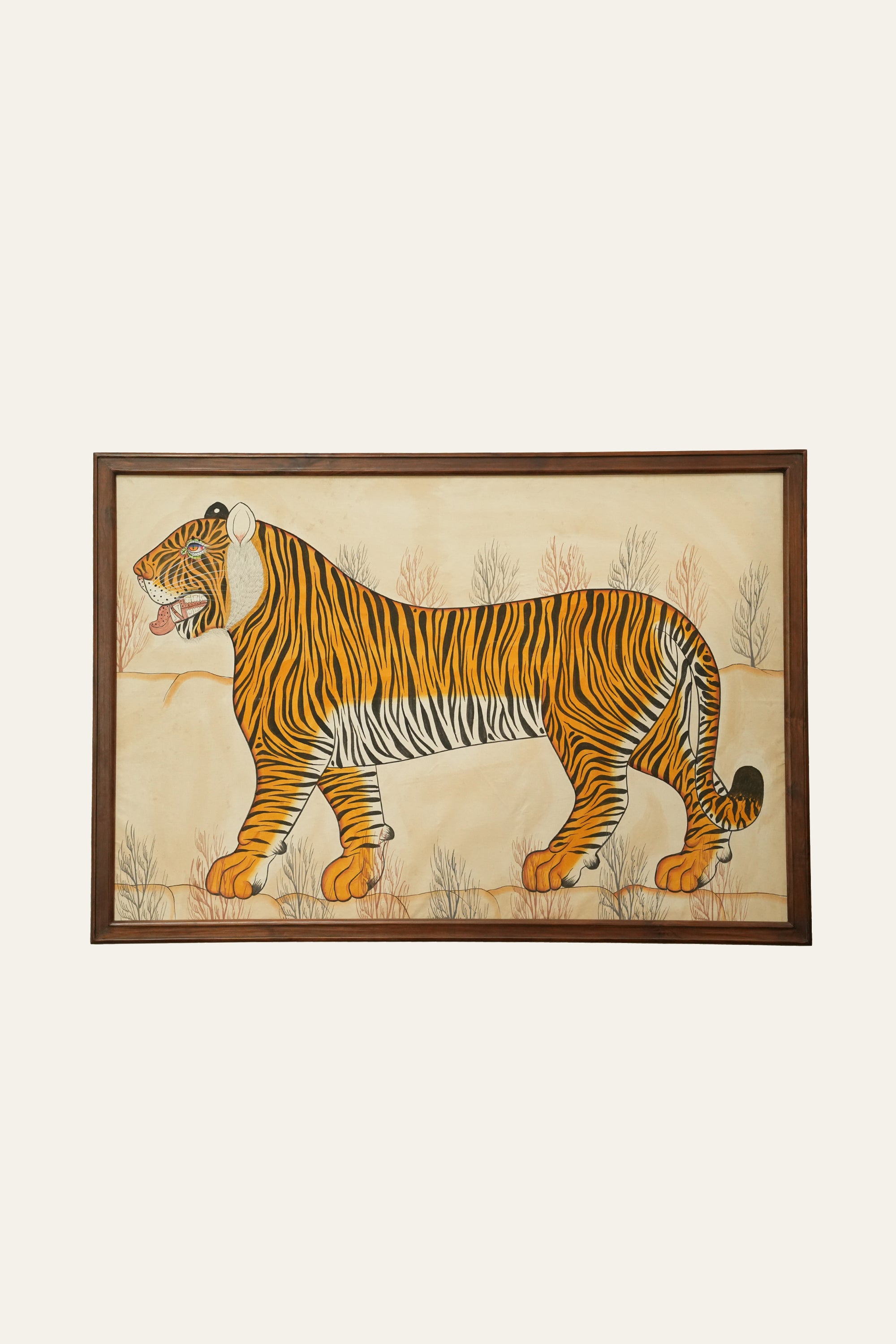 Indian Tiger Wildlife Painting for Indian Homes