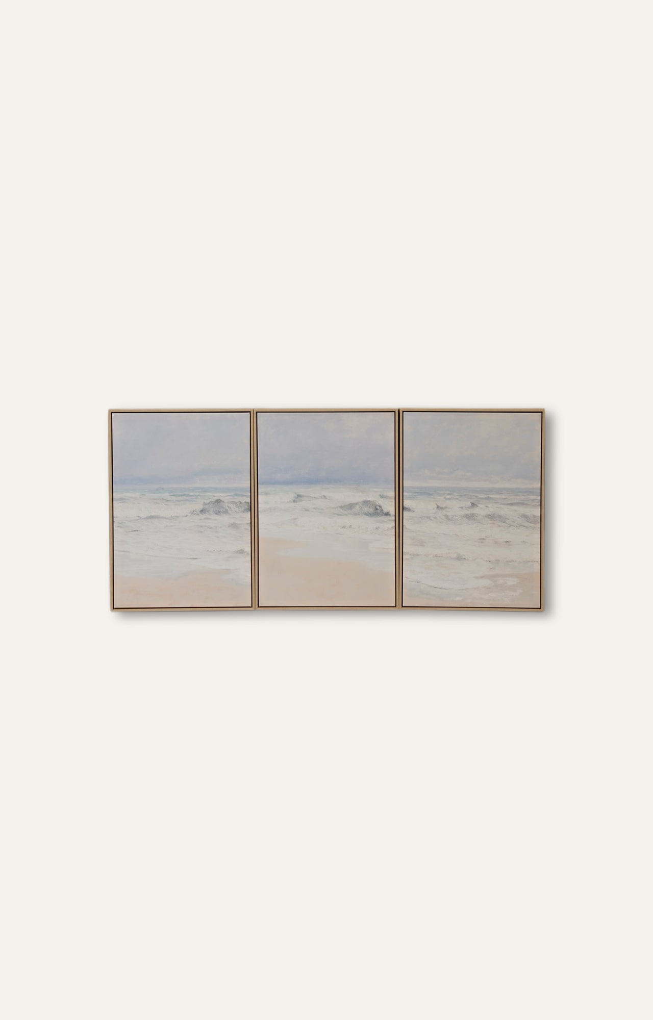 Heaven Beach Canvas Print Wall Art Set of 3