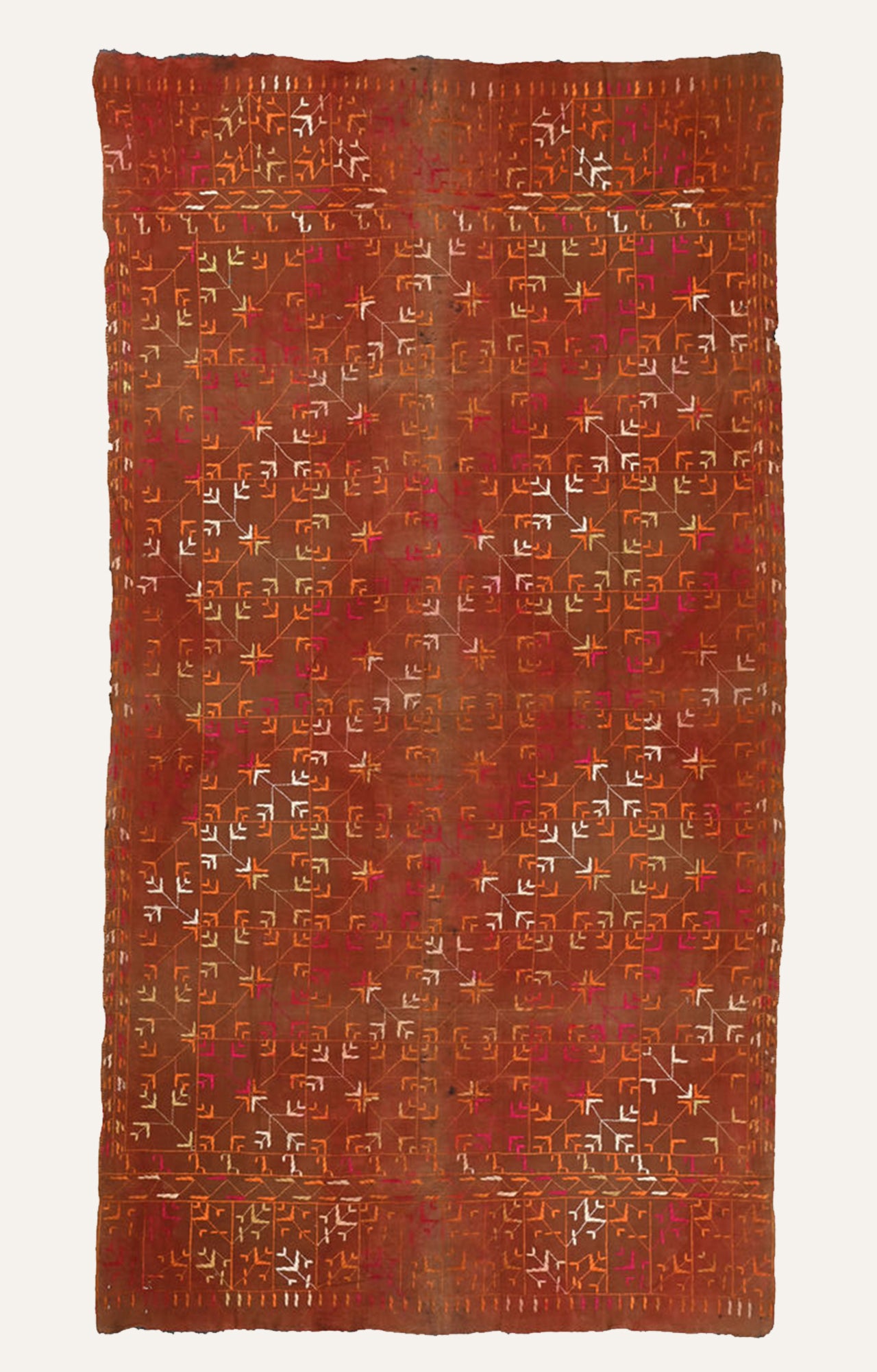 Vintage Floral Punjabi Bagh Tapestry