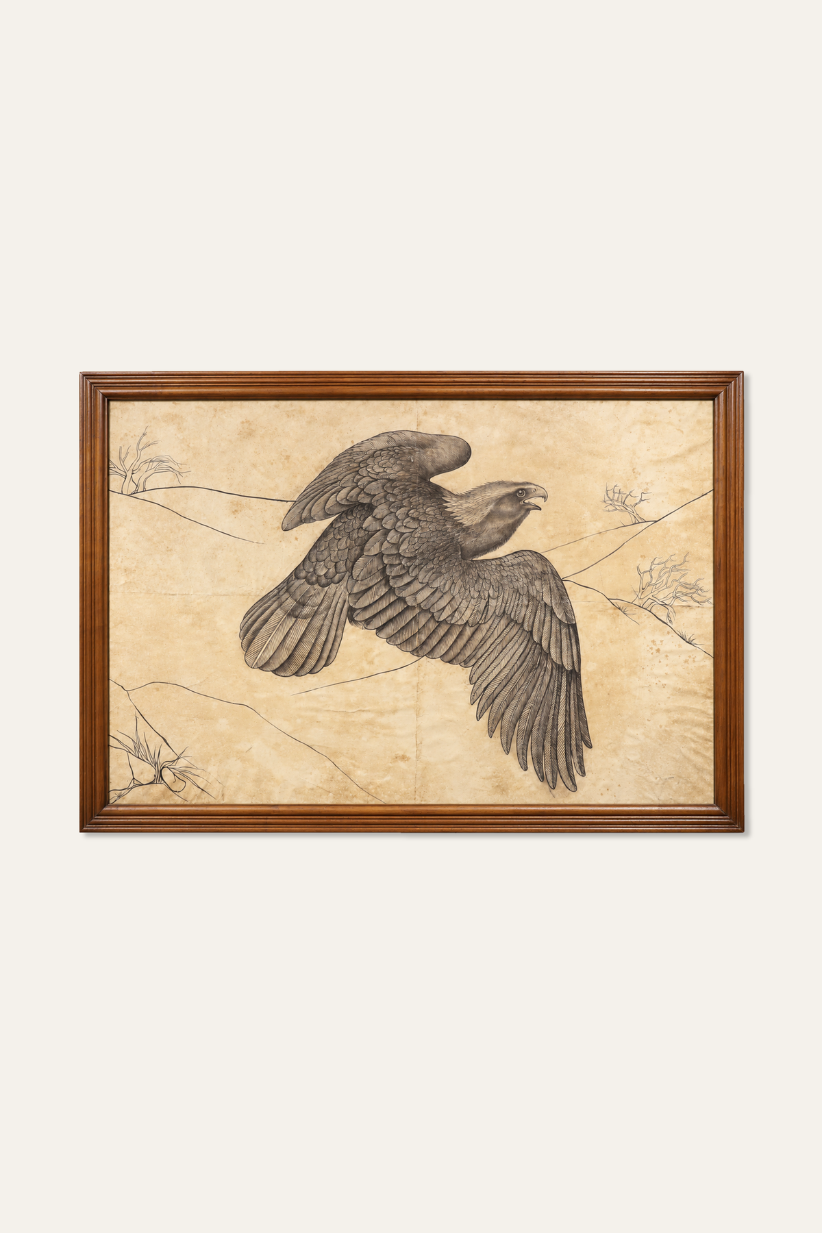 Eagle in Flight Artwork for Living Room Walls